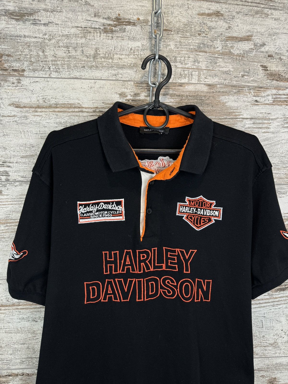 Harley Davidson × Vintage Mens Vintage Harley Davidson T-shirt racing tee size XL Size US XL / EU 56 / 4 - 3 Thumbnail