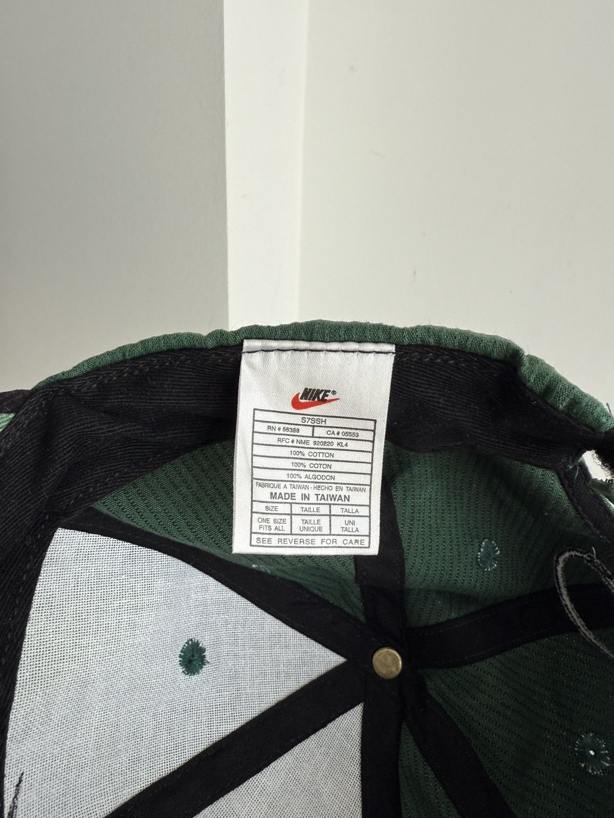 Nike Vintage 90s Nike Y2K Cap Size ONE SIZE - 6 Thumbnail