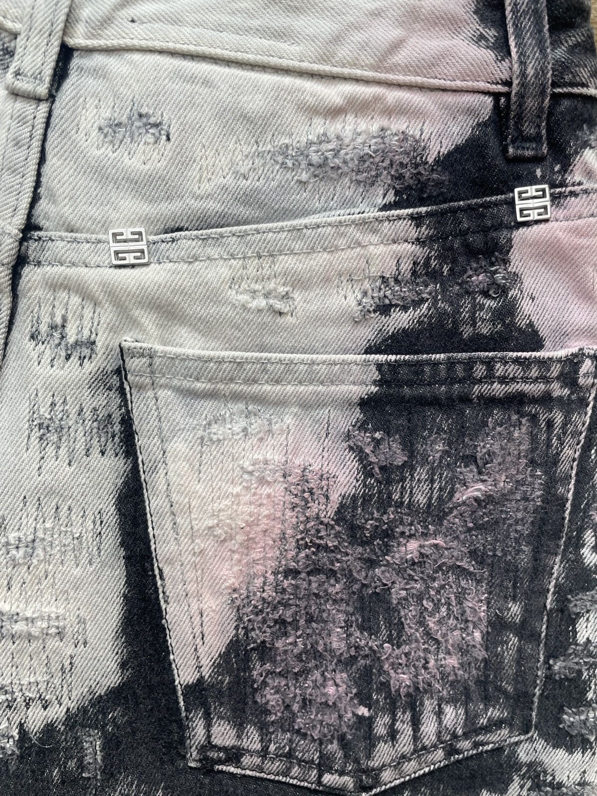 Givenchy Givenchy SS23 distressed two-tone pink denim Size 27" / US 4 / IT 40 - 4 Thumbnail