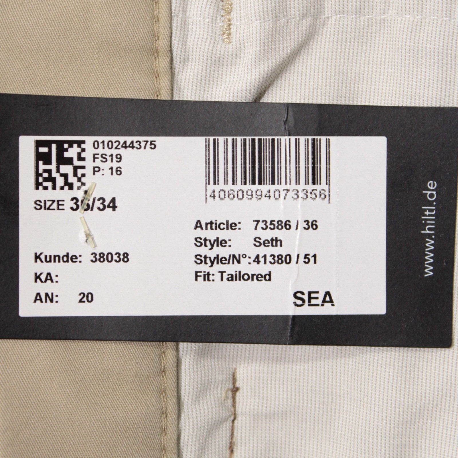 Hiltl Hiltl New with tags Chino Size 36 US In Beige Size US 36 / EU 52 - 9 Thumbnail