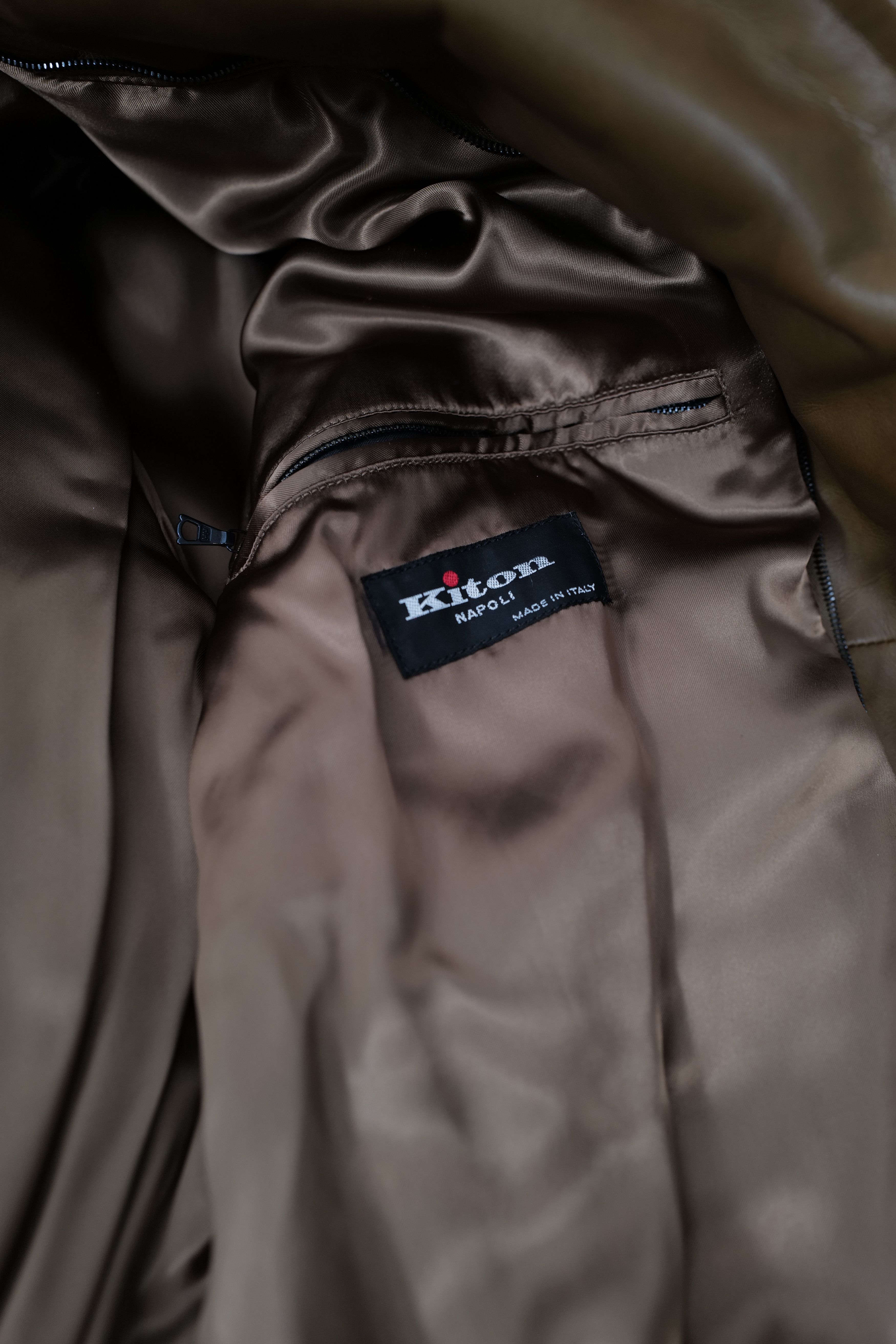 Kiton KITON LEATHER JACKET Size US XL / EU 56 / 4 - 12 Thumbnail