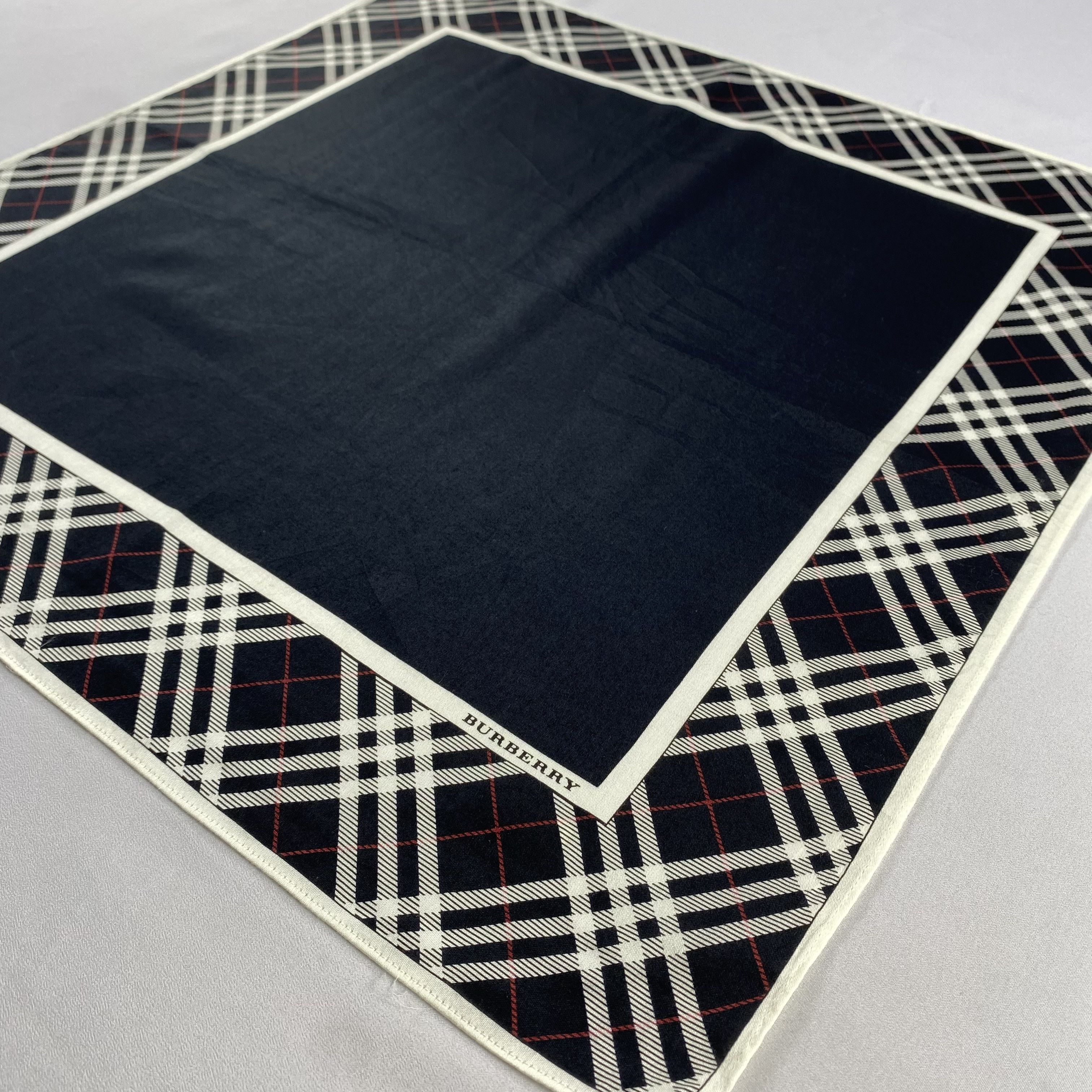 Burberry × Vintage Burberry Handkerchief / Neckerchief / Bandana-P1476 Size ONE SIZE - 2 Thumbnail