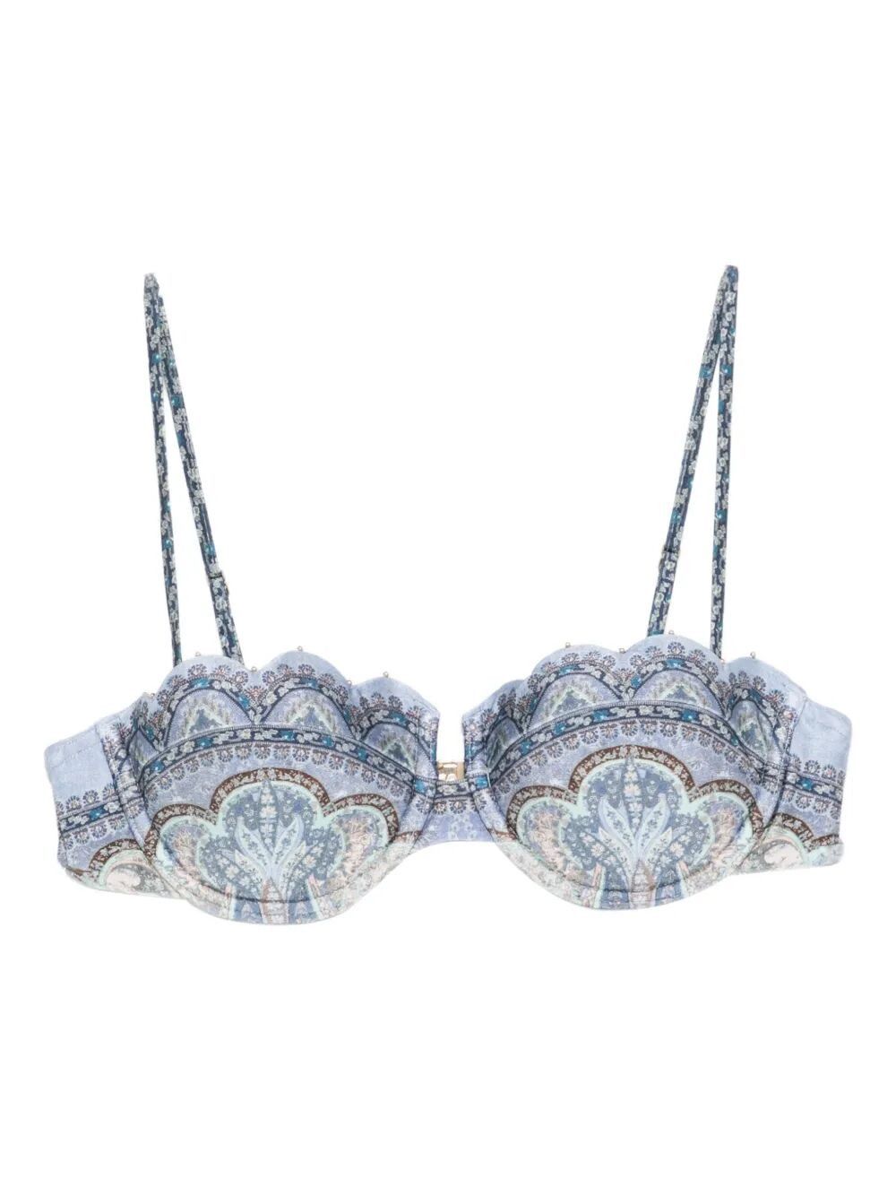 Zimmermann "WANDERLUST" SCALLOP BALCONETTE Size S / US 4 / IT 40 - 1 Thumbnail