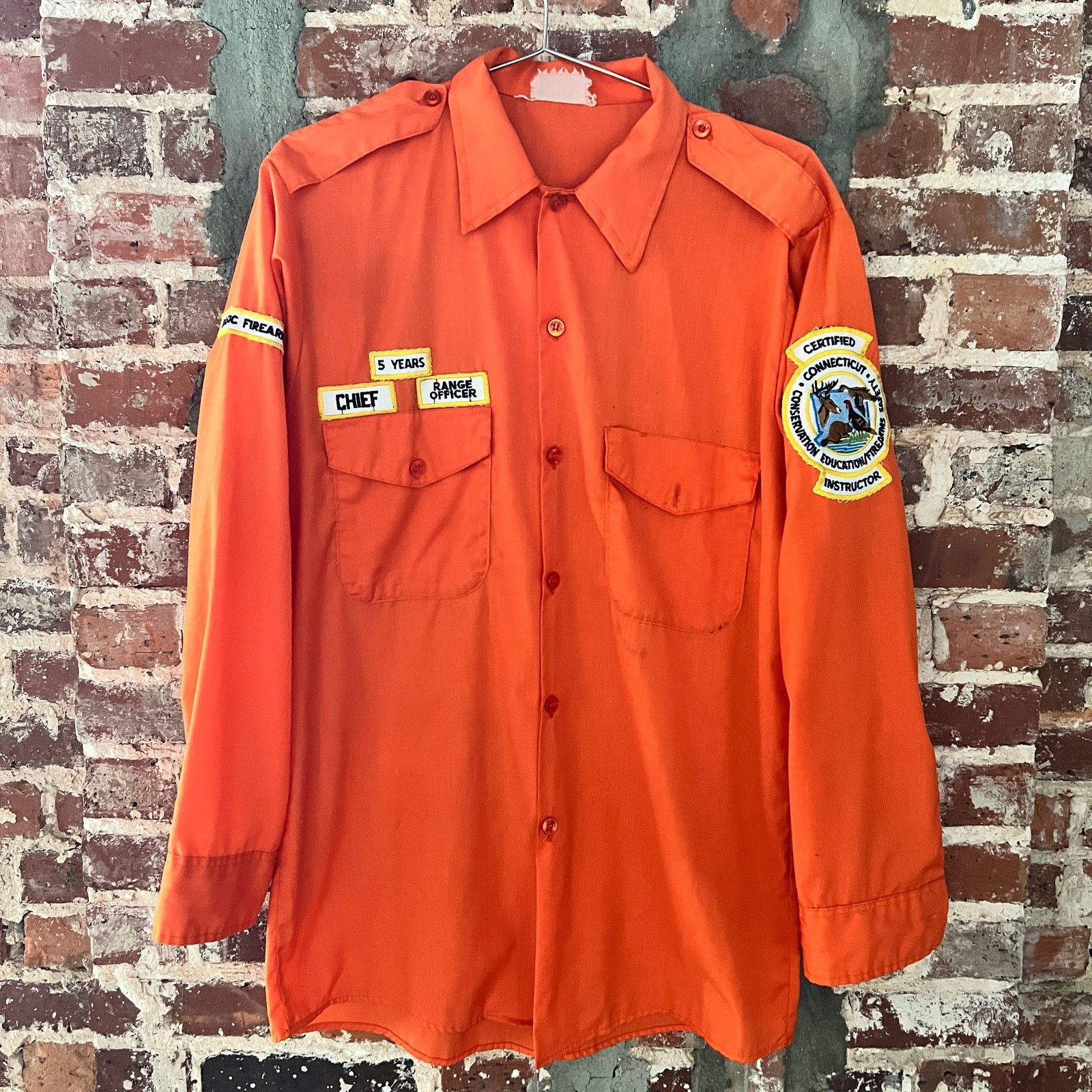 Vintage VTG CT Parks Game Ranger Uniform Shirt Patches XL 22x30 Size US XL / EU 56 / 4 - 2 Thumbnail