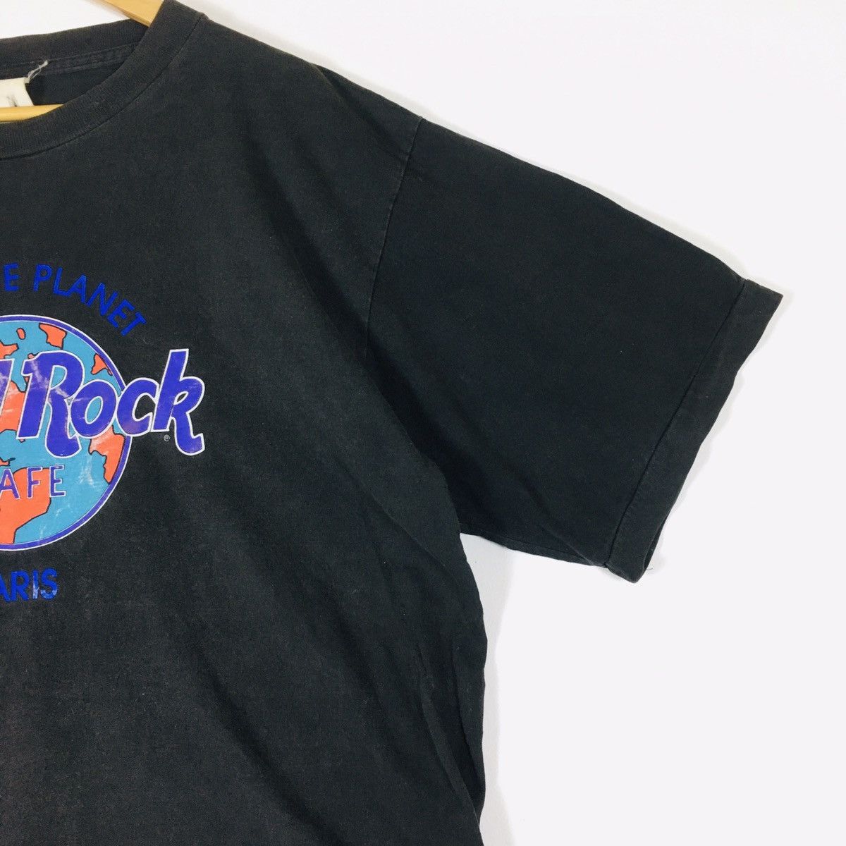 Hard Rock Cafe × Vintage Vintage Single Stitch Hard Rock Cafe Paris Size US L / EU 52-54 / 3 - 5 Thumbnail