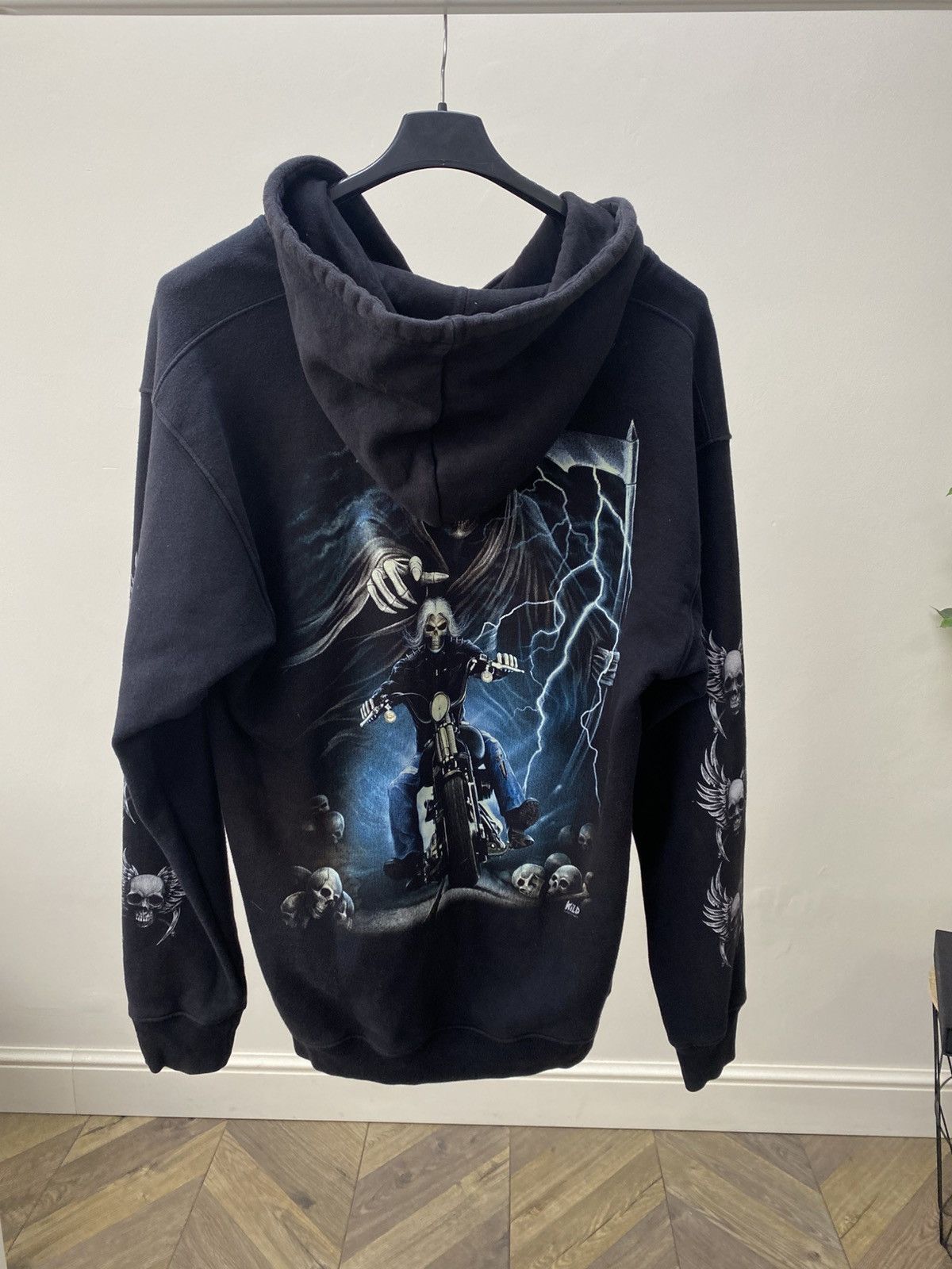 Other Vintage Wild Overprinted Hoodie Skull Size US XL / EU 56 / 4 - 9 Thumbnail