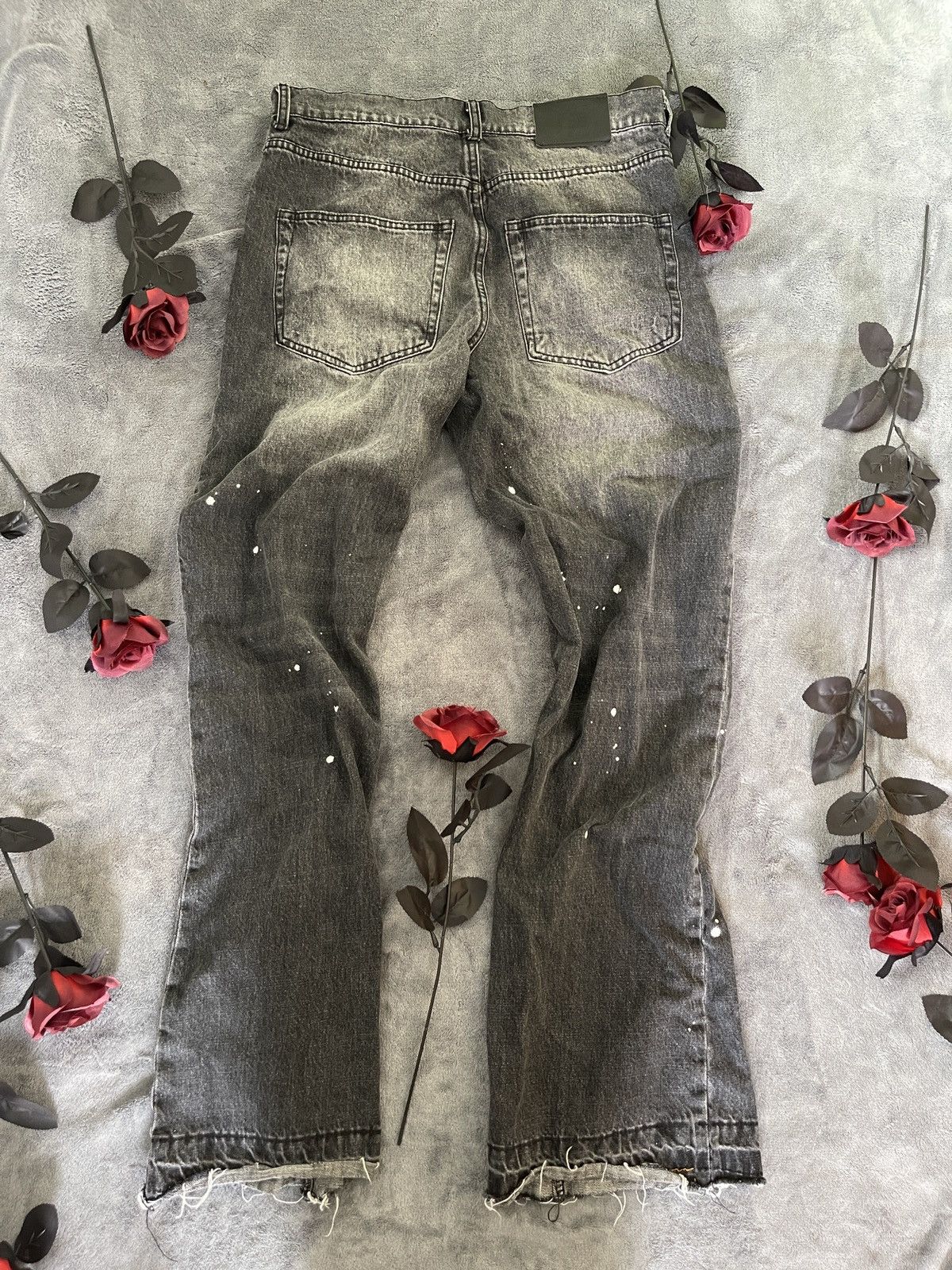FAR FROM WHAT FAR FROM WHAT FLARE JEAN BLACK ARCHIVE Size US 32 / EU 48 - 4 Thumbnail