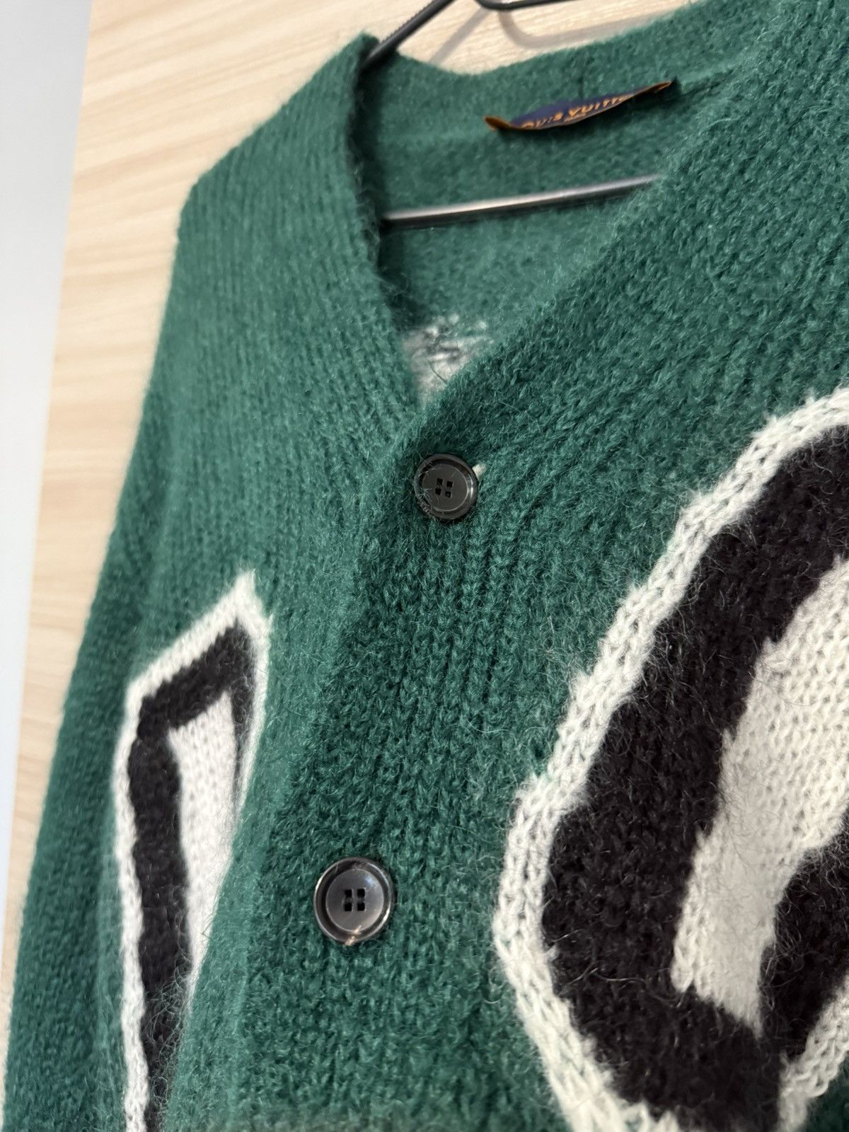 Louis Vuitton Louis Vuitton Green Mohair Knit Cardigan Sweater Season 2022 Size US S / EU 44-46 / 1 - 8 Thumbnail