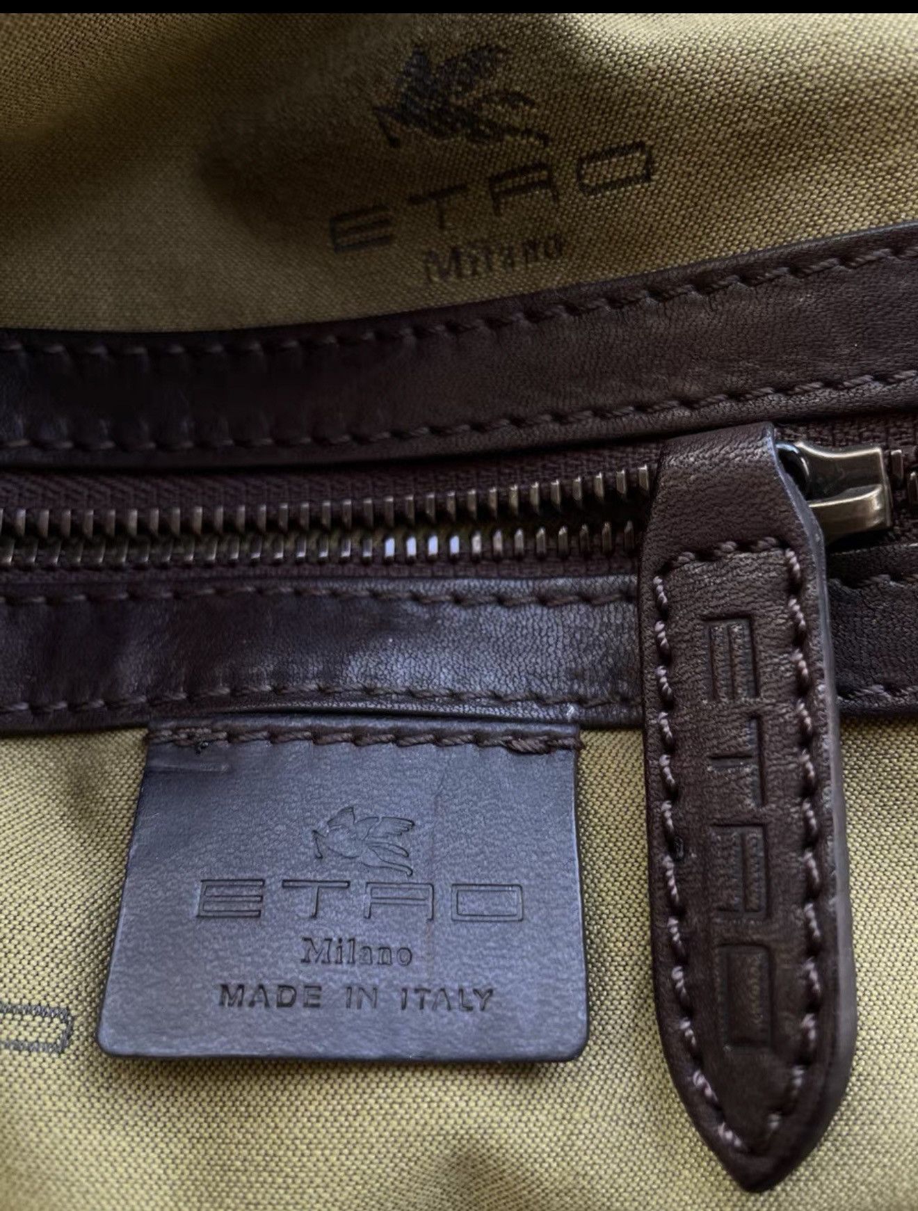 Etro Etro leather duffel travel bag Size ONE SIZE - 8 Thumbnail