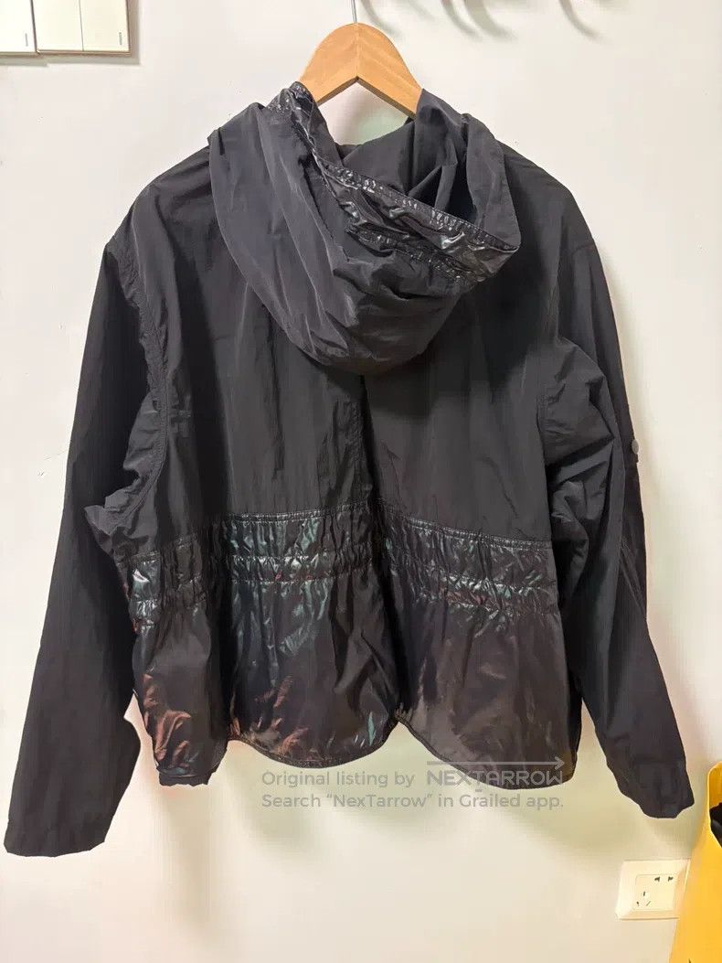 Givenchy Givenchy Black drawstring glossy nylon mixed windbreaker Size US L / EU 52-54 / 3 - 3 Thumbnail
