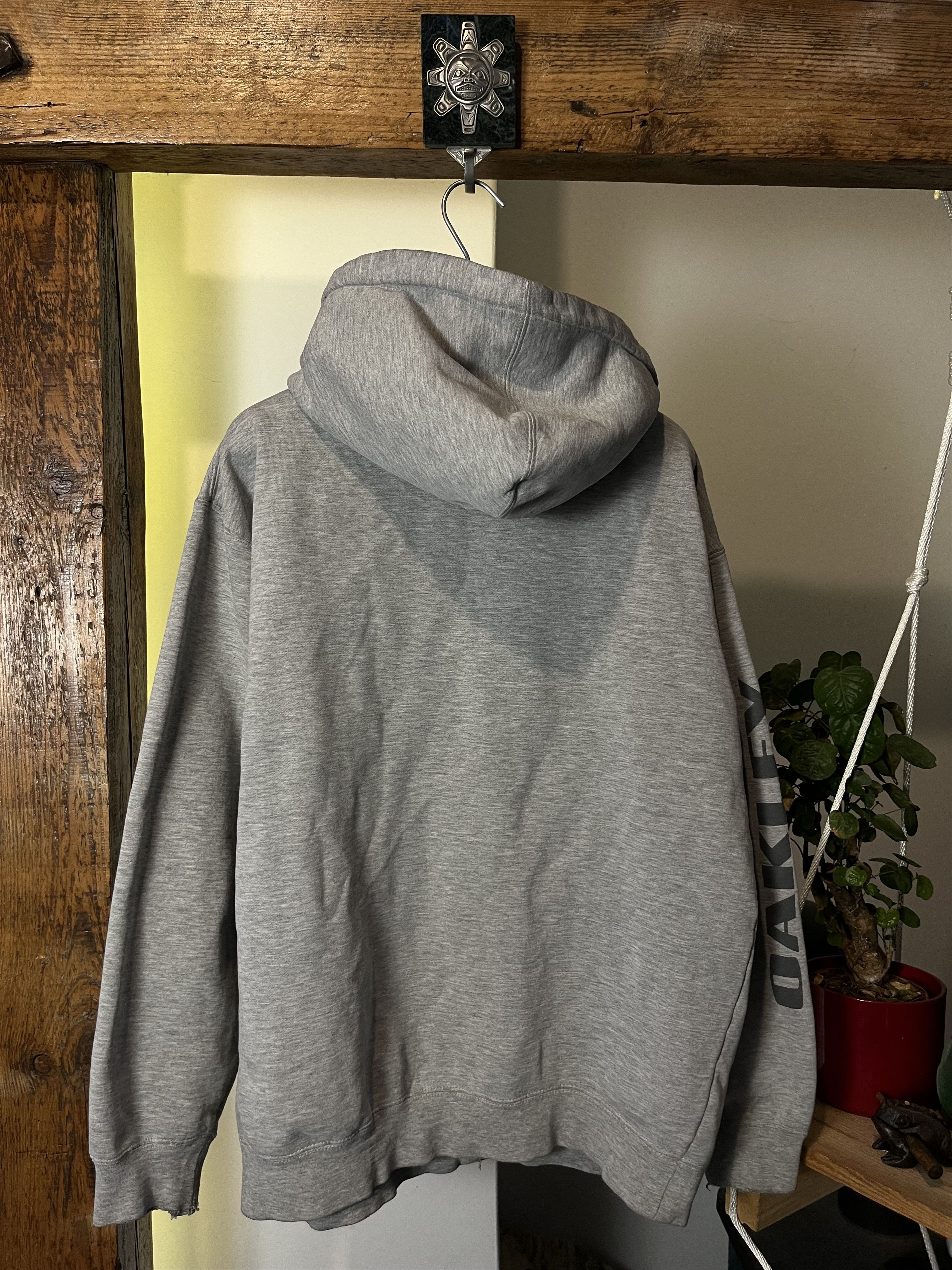 Japanese Brand × Oakley × Vintage Archive Vintage Oakley Japan Heavy Cotton Zip Hoodie Size US M / EU 48-50 / 2 - 2 Thumbnail