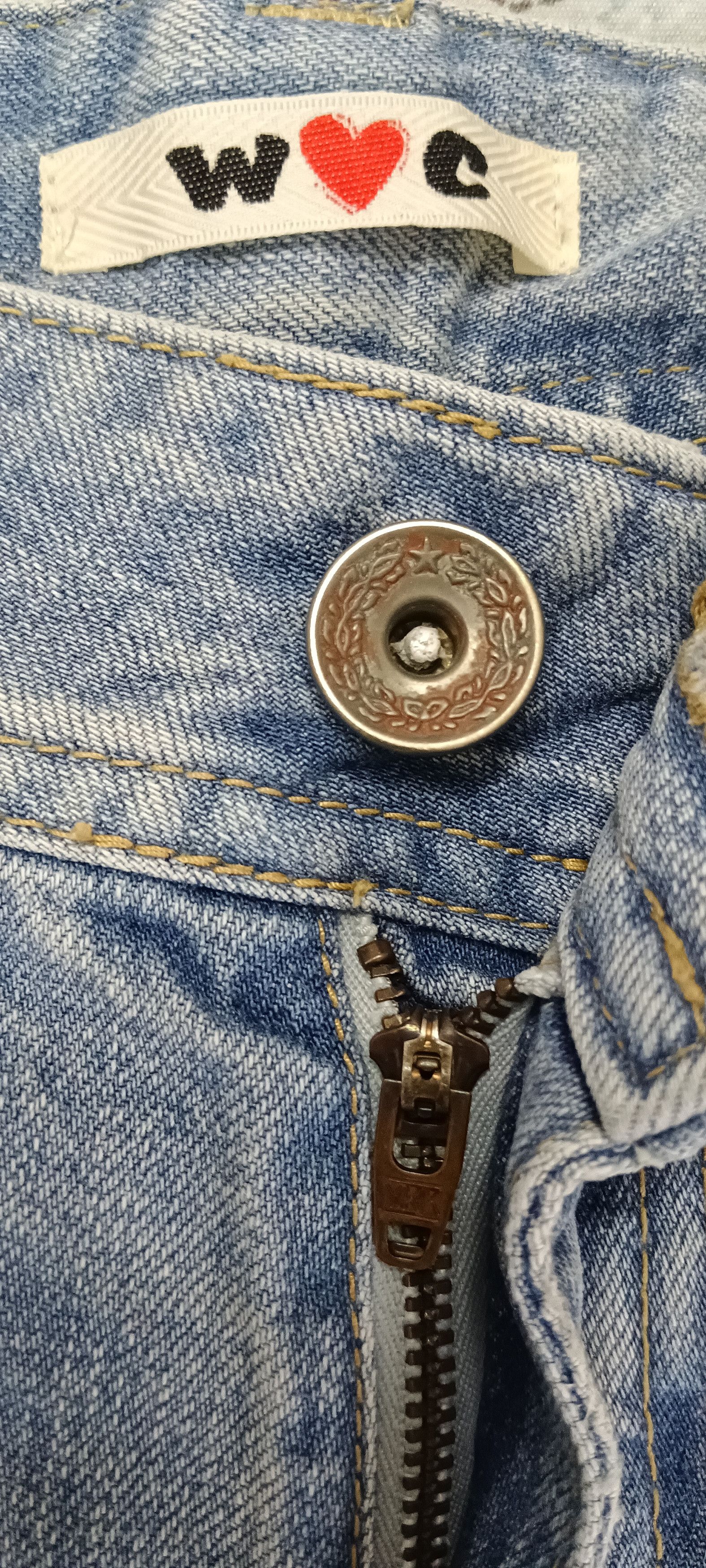 Japanese Brand 💥W❤️C💥 Seditionaries Distressed Cropped Punk Jeans Size US 30 / EU 46 - 10 Thumbnail