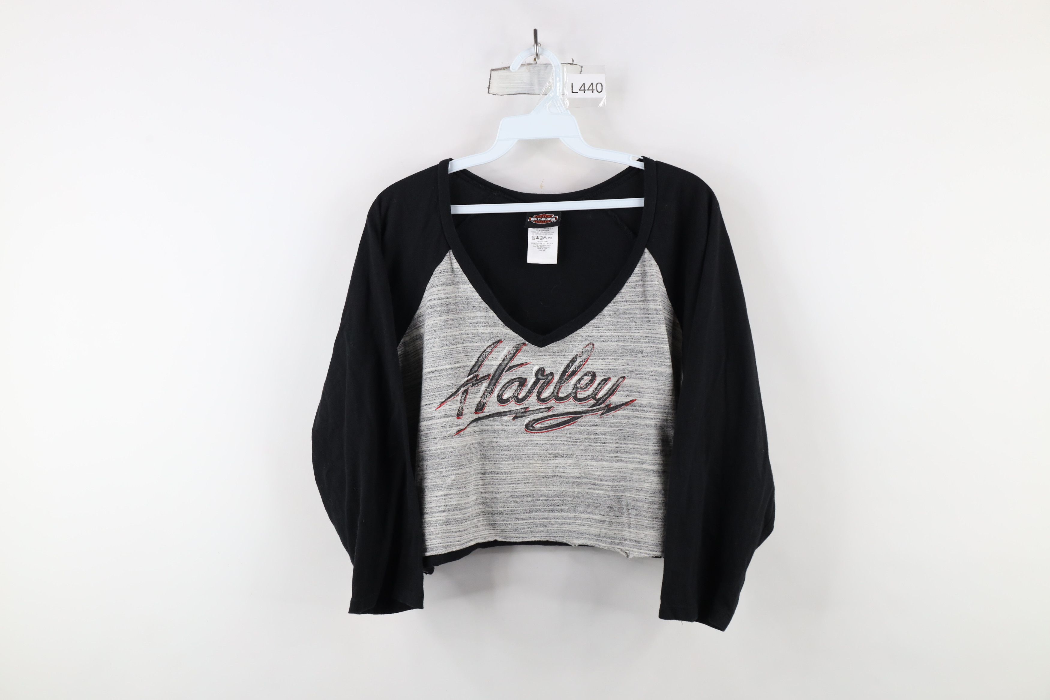 Harley Davidson × Vintage Vintage Y2K Harley Davidson Angel Wings Raglan T-Shirt USA Size XXL / US 16-18 / IT 52-54 - 1 Thumbnail