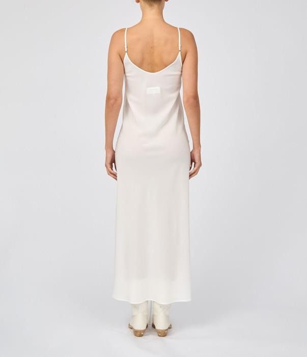 Maison Margiela o1bcso1str0426 MM Maxi Dress in White Size L / US 10 / IT 46 - 6 Thumbnail