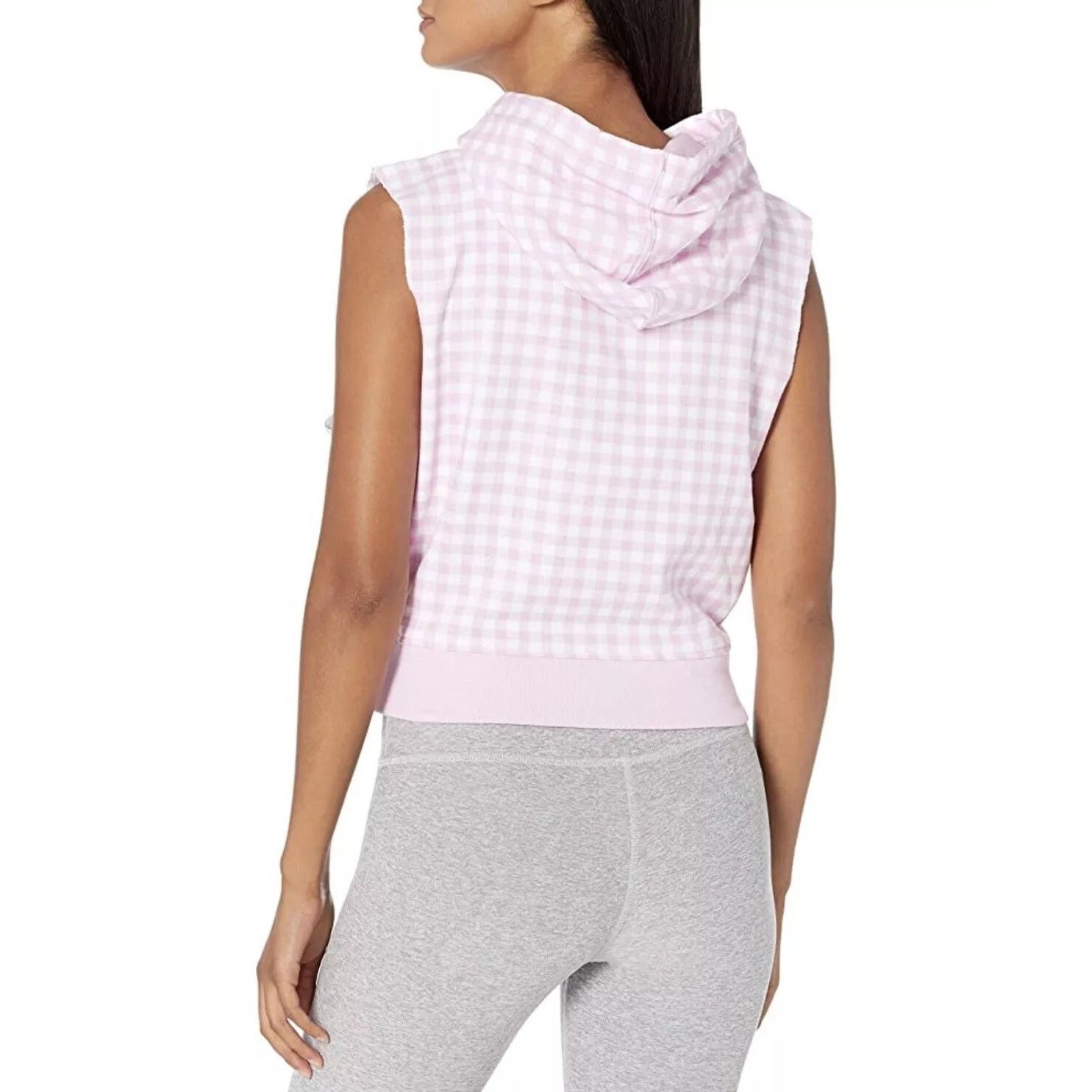 Champion Champion Campus French Terry Hoodie Pink Gingham Womens M Size M / US 6-8 / IT 42-44 - 8 Thumbnail
