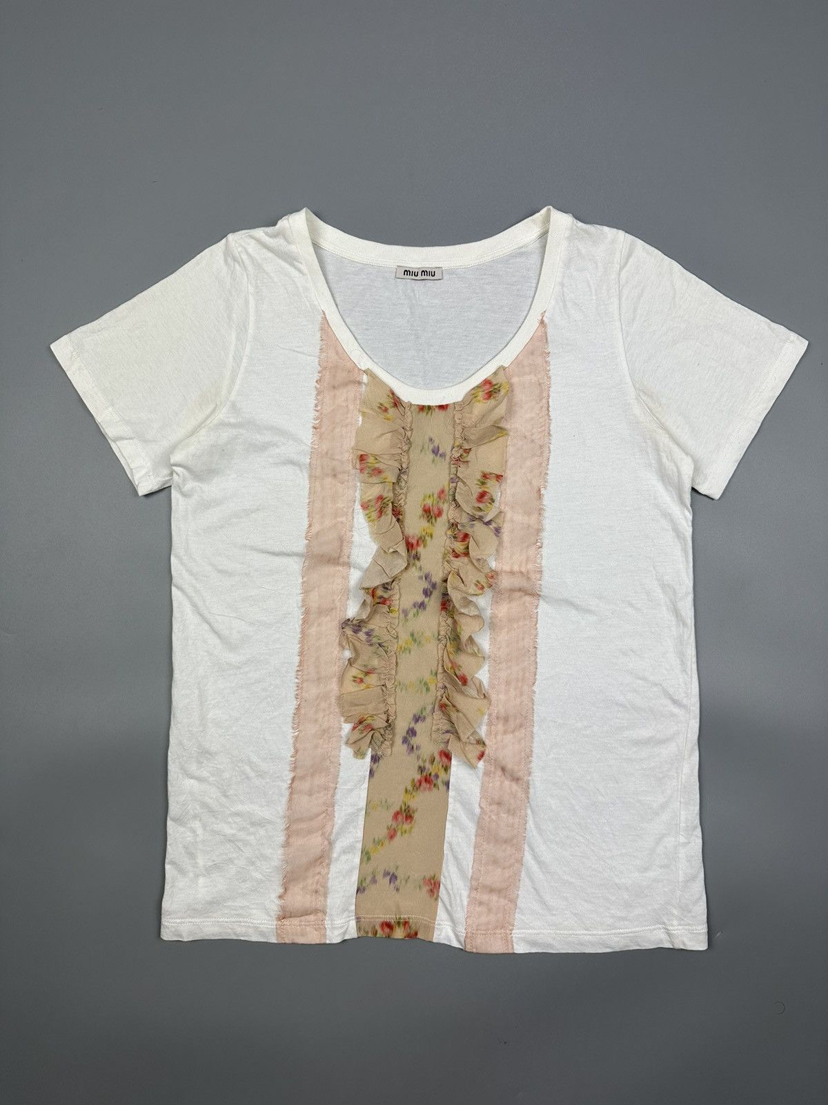 Miu Miu Miu Miu Tee Size XS / US 0-2 / IT 36-38 - 1 Thumbnail