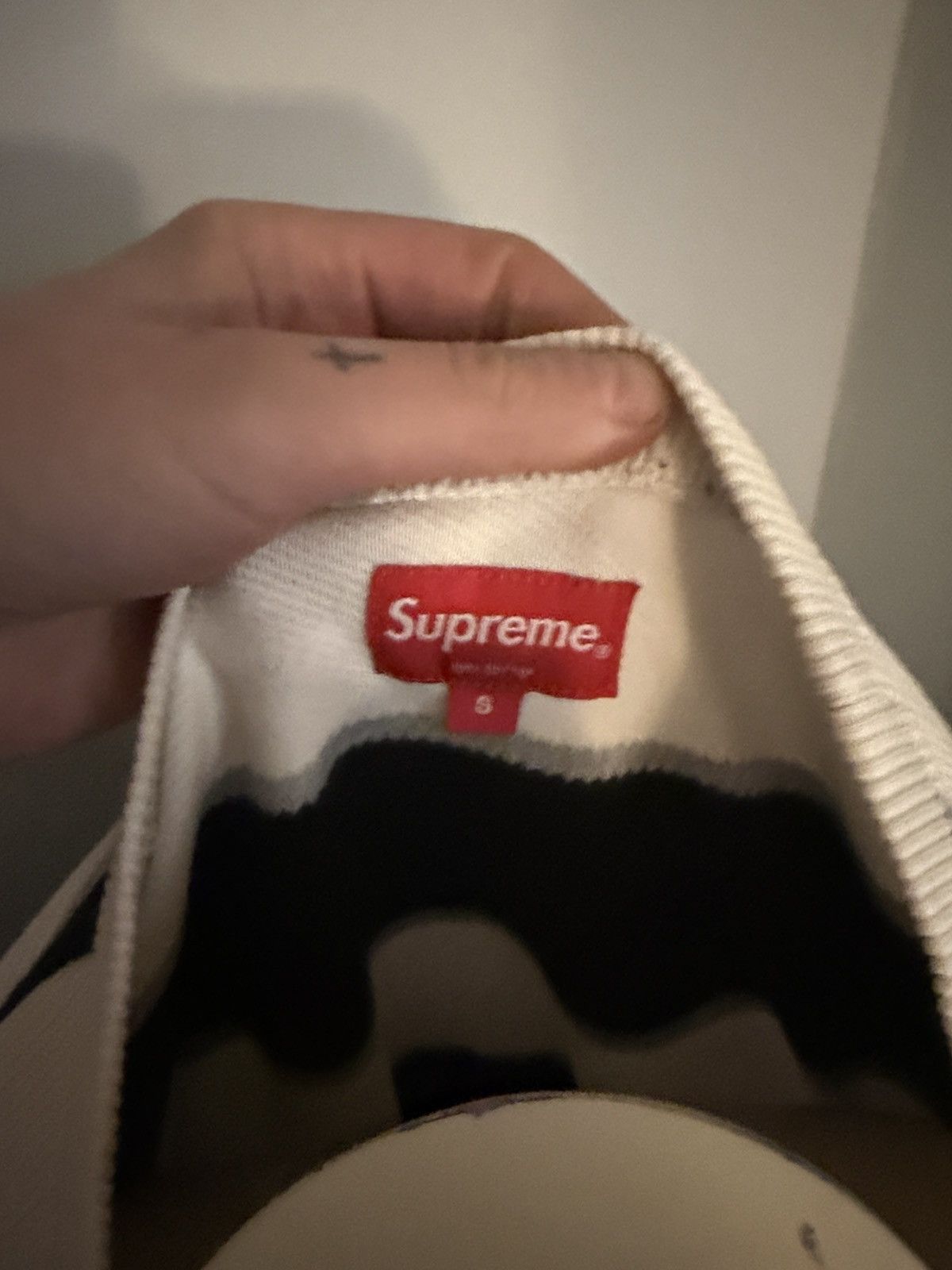 Supreme supreme striped crewneck Size US S / EU 44-46 / 1 - 5 Thumbnail