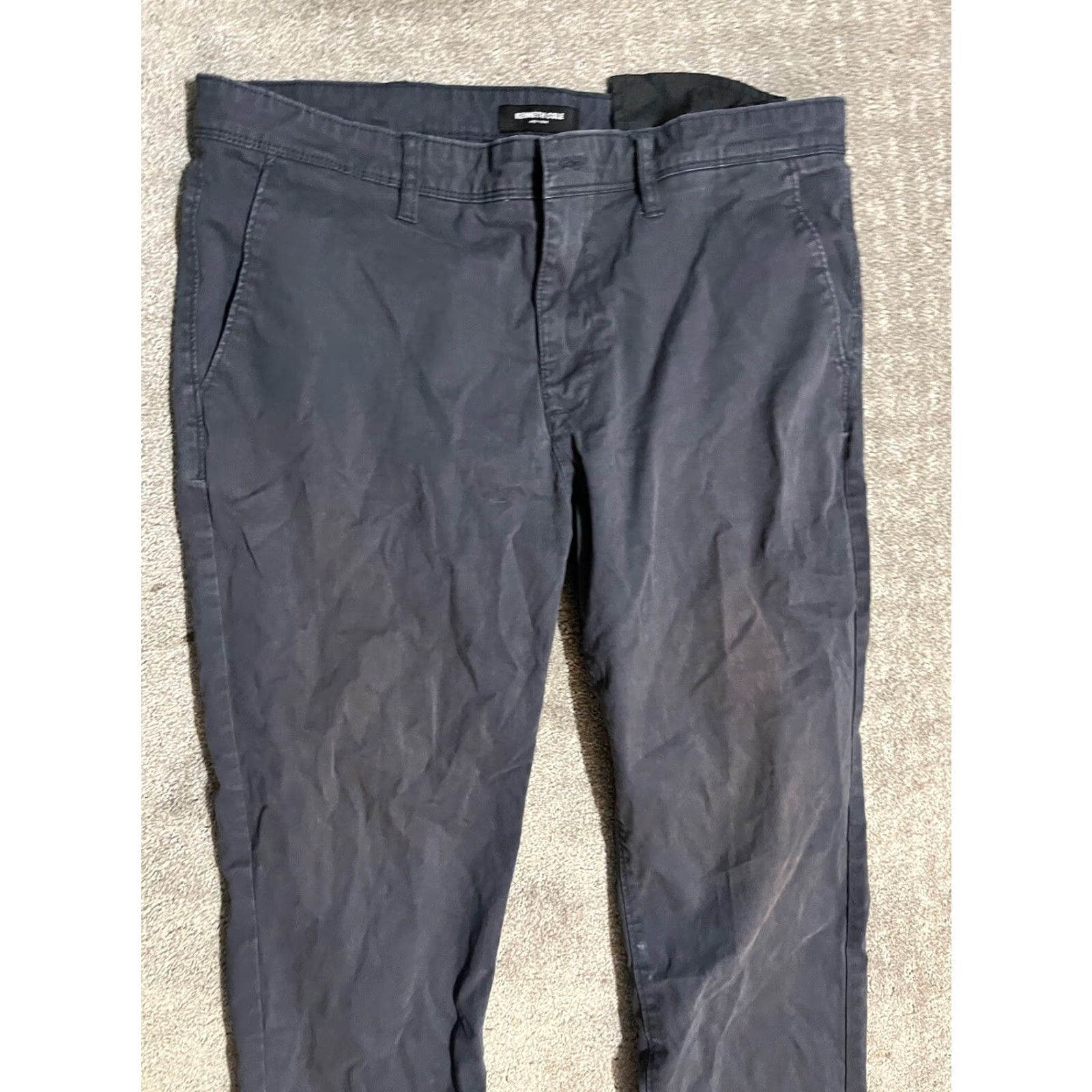 Kenneth Cole KENNETH COLE Tech Chino Pants Slim Fit 34x30 Blue 4-Way Stretch Mens Size US 34 / EU 50 - 2 Thumbnail