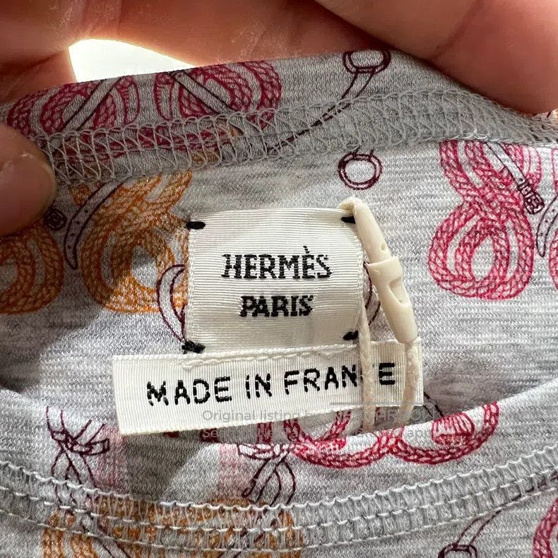Hermes Hermes All-over Bow Knot Round Neck Short Sleeve Size XS / US 0-2 / IT 36-38 - 3 Thumbnail