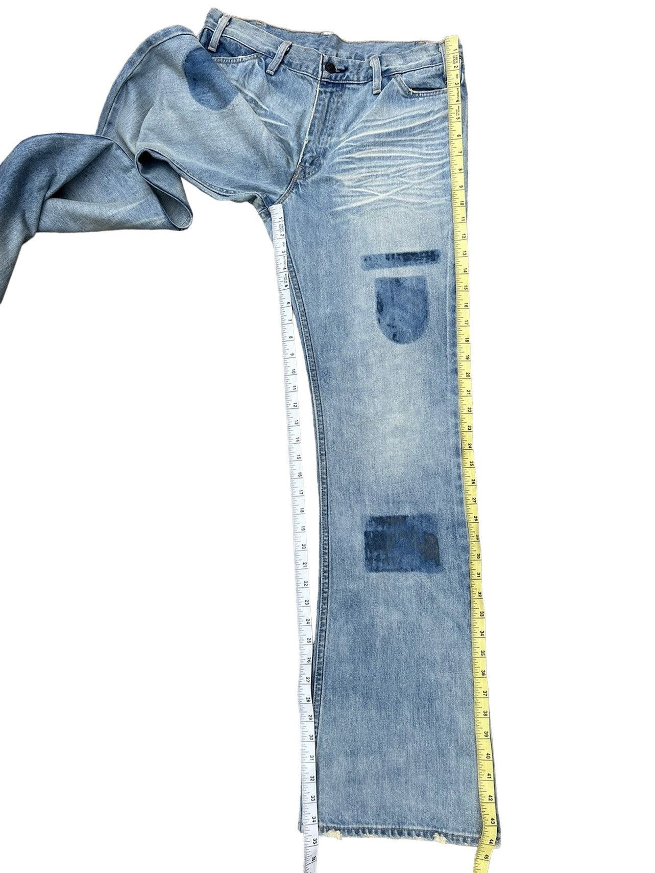 Levi's Vintage Clothing VTG 2004 LVC Levi’s 646 E Orange Tab Fade Denim Flare Jeans Size US 32 / EU 48 - 5 Thumbnail