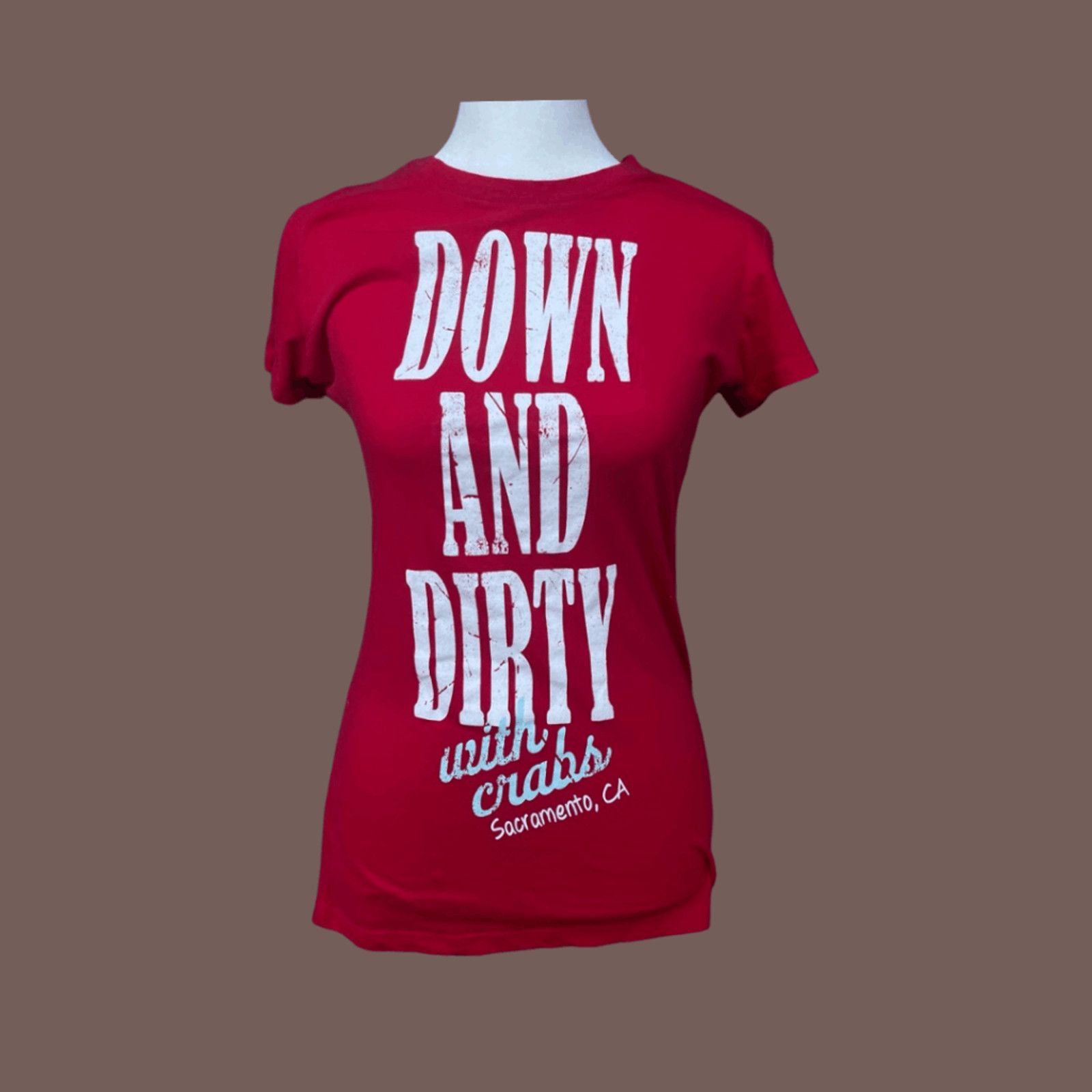 Vintage VTG Graphic Tee | Pima Apparel Red Novelty | Y2K Cringecore Size M / US 6-8 / IT 42-44 - 1 Thumbnail