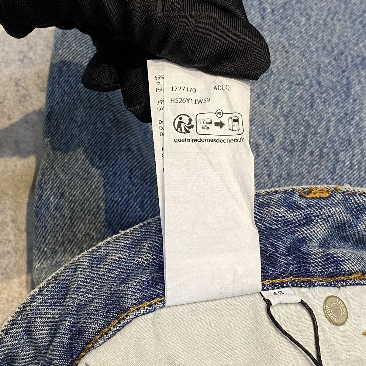 Loewe LOEWE Anagram Baggy Jeans In Denim Size 34" / US 12 / IT 48 - 13 Thumbnail