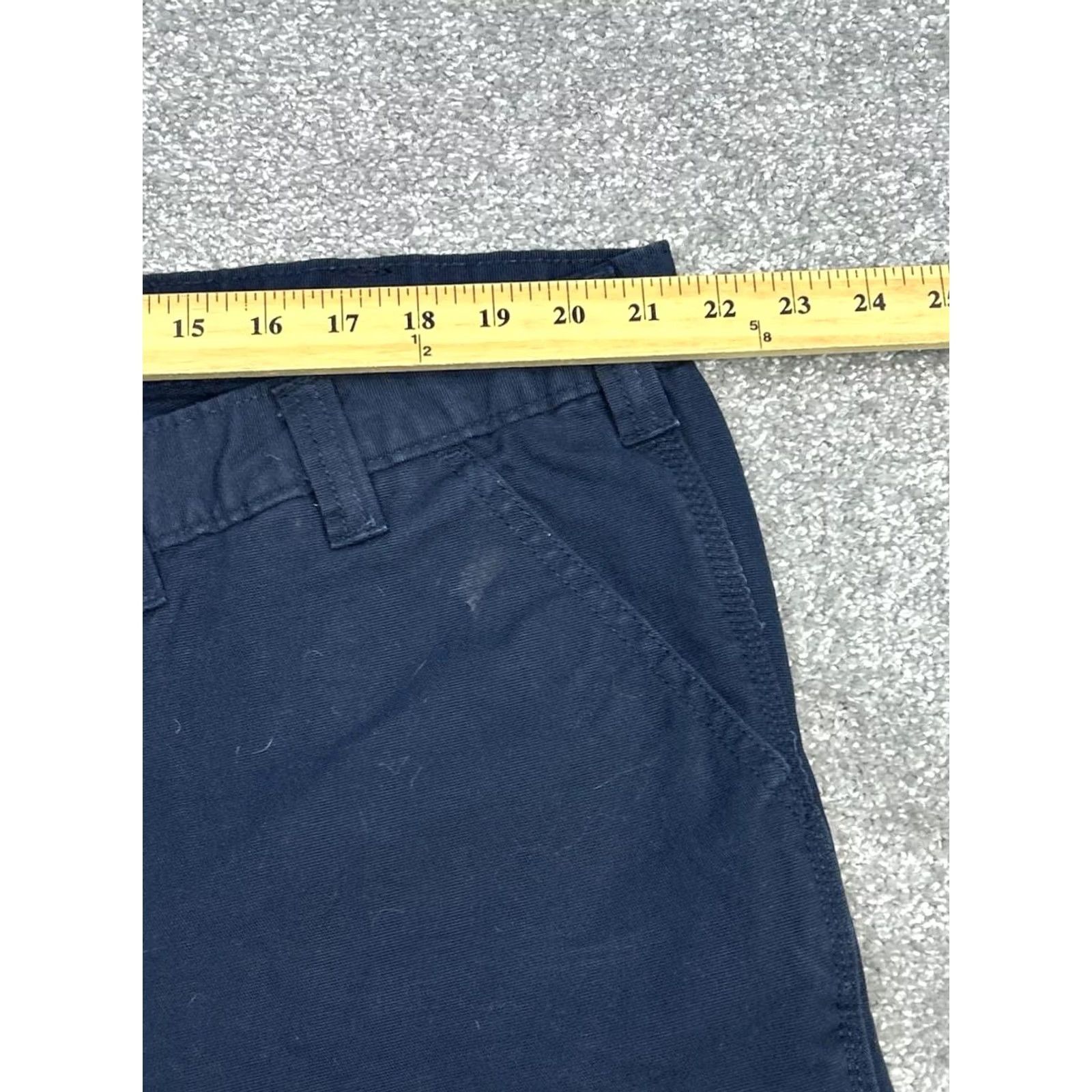 Carhartt Carhartt Rugged Flex Relaxed Fit Canvas Work Pants Mens 44 Blue Cotton High Rise - Nicaragua Size US 44 / EU 60 - 3 Thumbnail