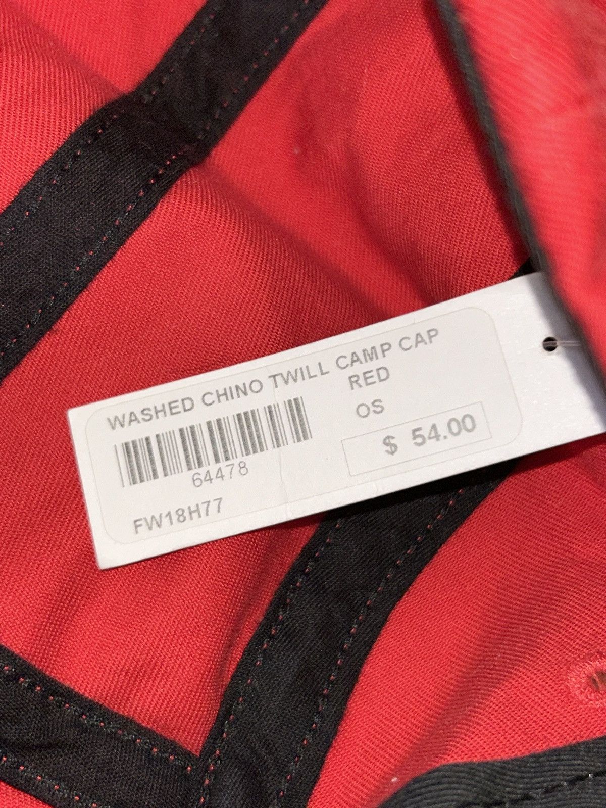 Supreme NEW FW18 Supreme Washed Chino Twill Camp Cap NEW WITH TAGS Size ONE SIZE - 5 Thumbnail