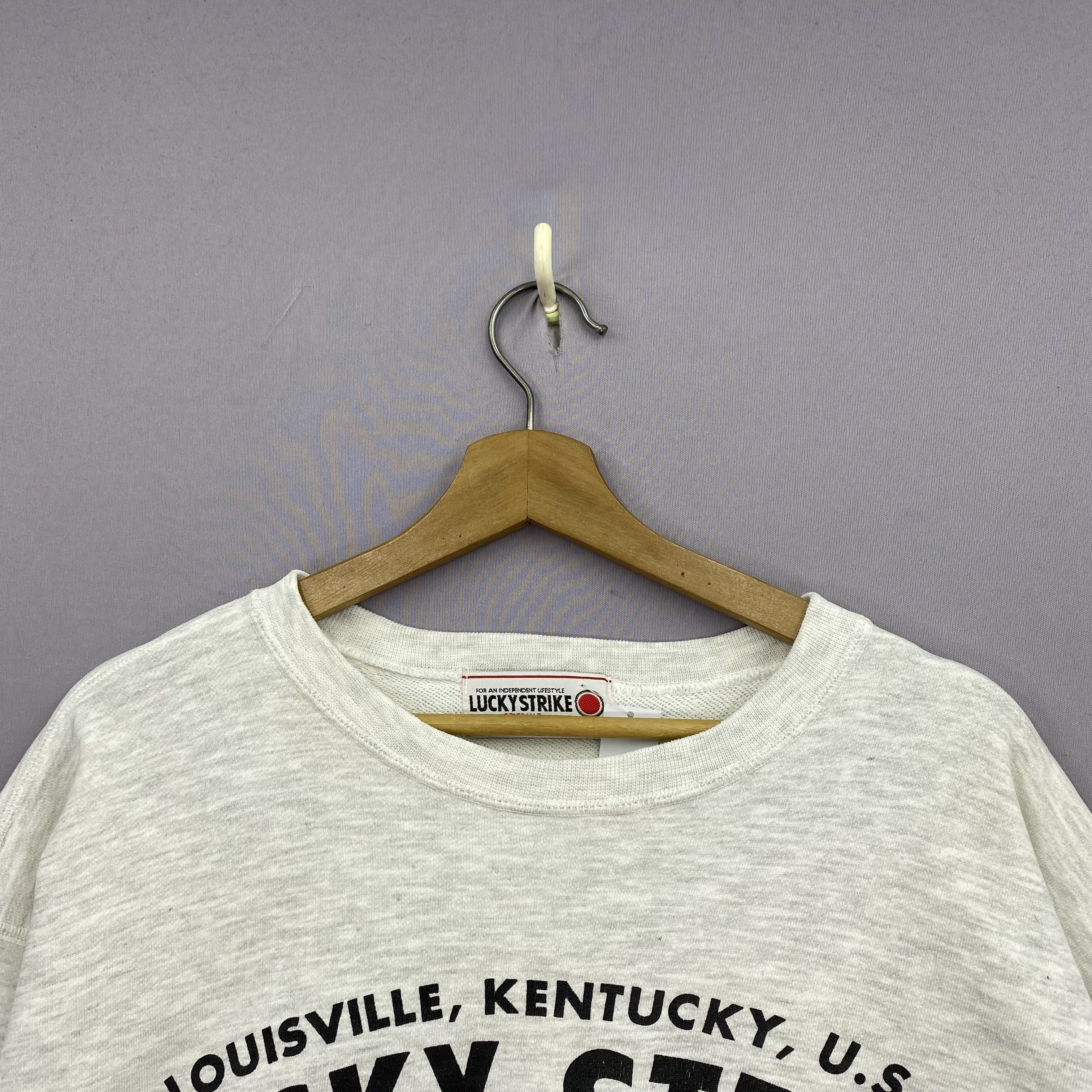 Vintage Vintage 90s Lucky Strike Sweater Racing Sweatshirt | GF20377 Size US L / EU 52-54 / 3 - 3 Thumbnail