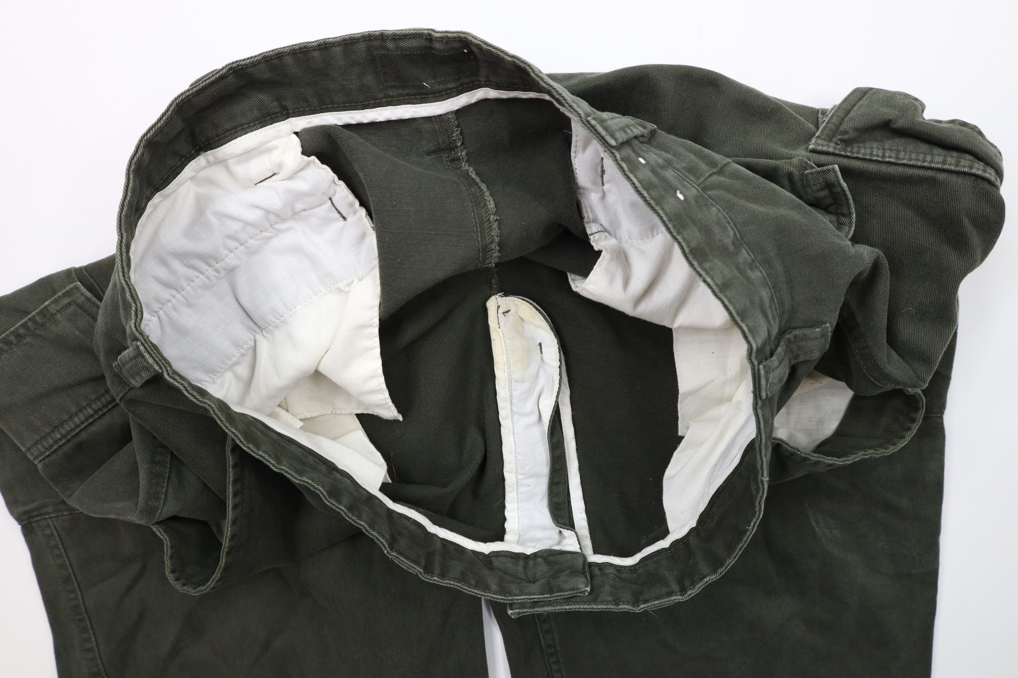 Vintage Vintage 90s Y2K Streetwear Baggy Wide Leg Cargo Pants Green Size US 36 / EU 52 - 9 Thumbnail