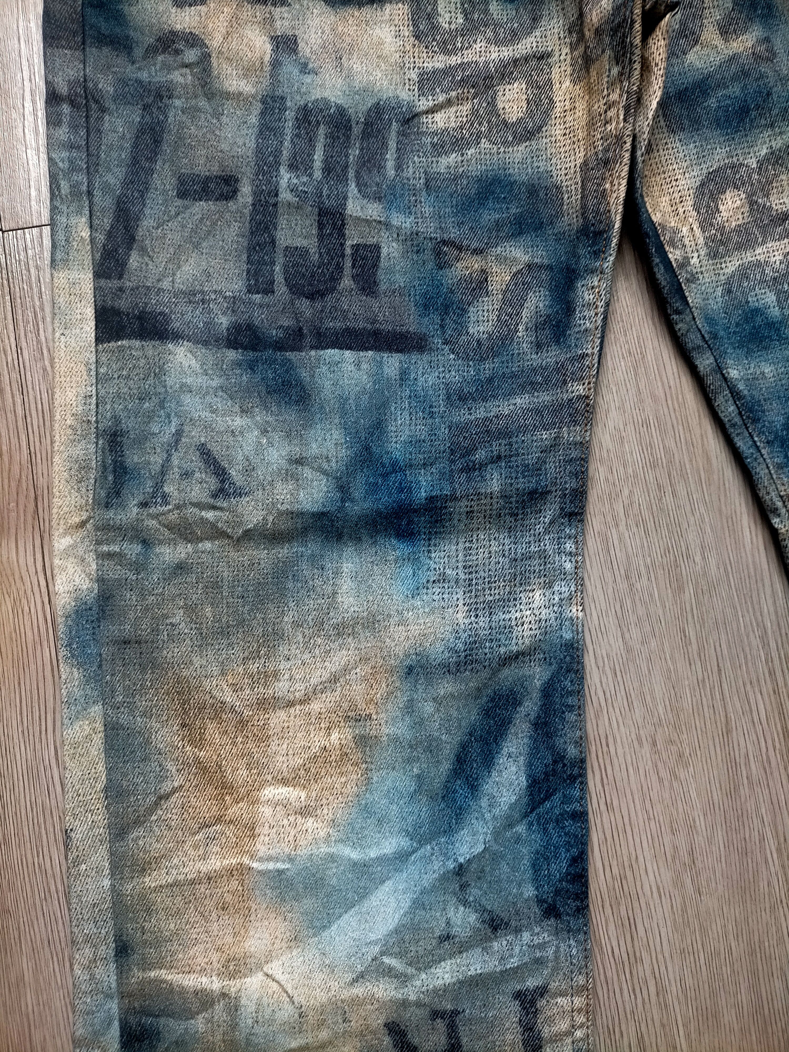 Le Grande Bleu (L.G.B.) ⚡Rare L.G.B x Beams Full Print denim pants Size US 30 / EU 46 - 7 Thumbnail