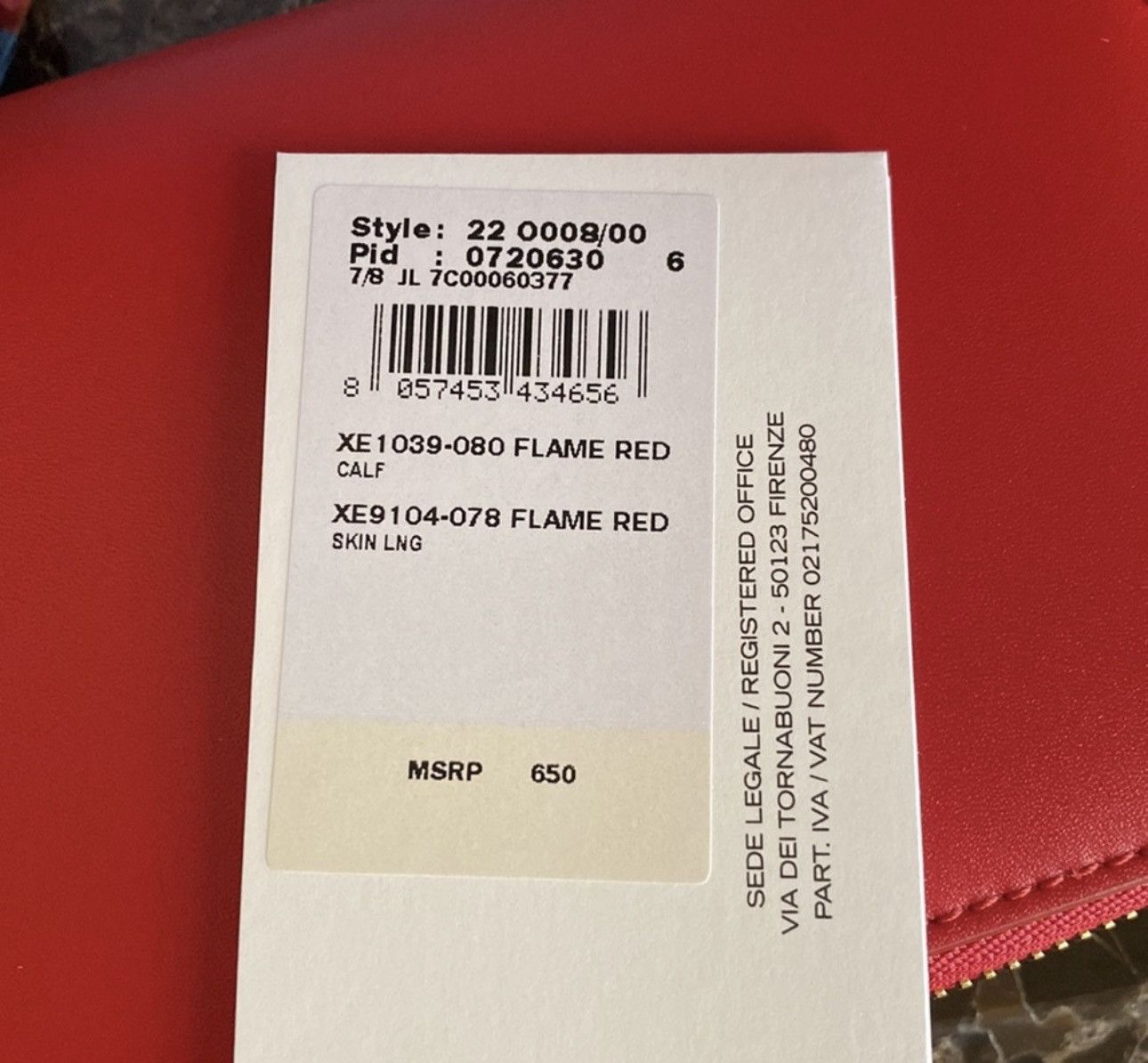 Salvatore Ferragamo Salvatore Ferragamo Red Leather Wallet Size ONE SIZE - 11 Thumbnail