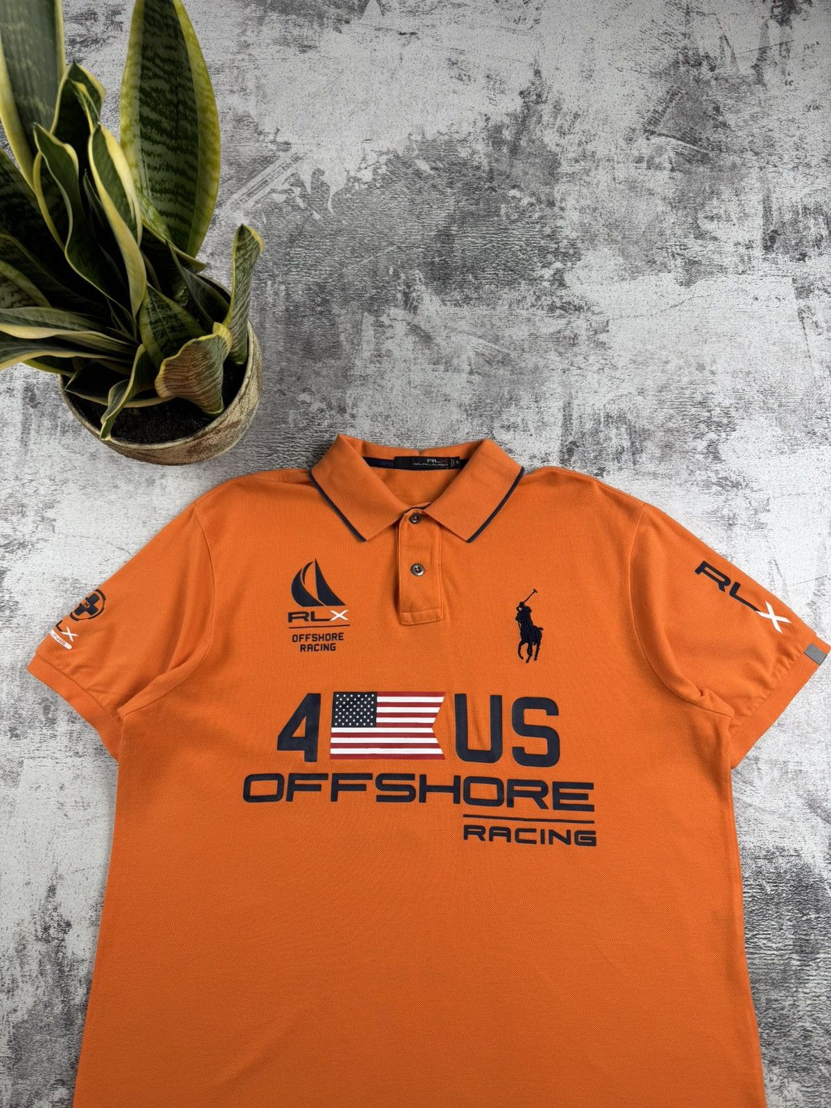 RLX Ralph Lauren RLX Ralph Lauren USA Racing American Chief Keef Polo T Shirt Size US XL / EU 56 / 4 - 7 Thumbnail
