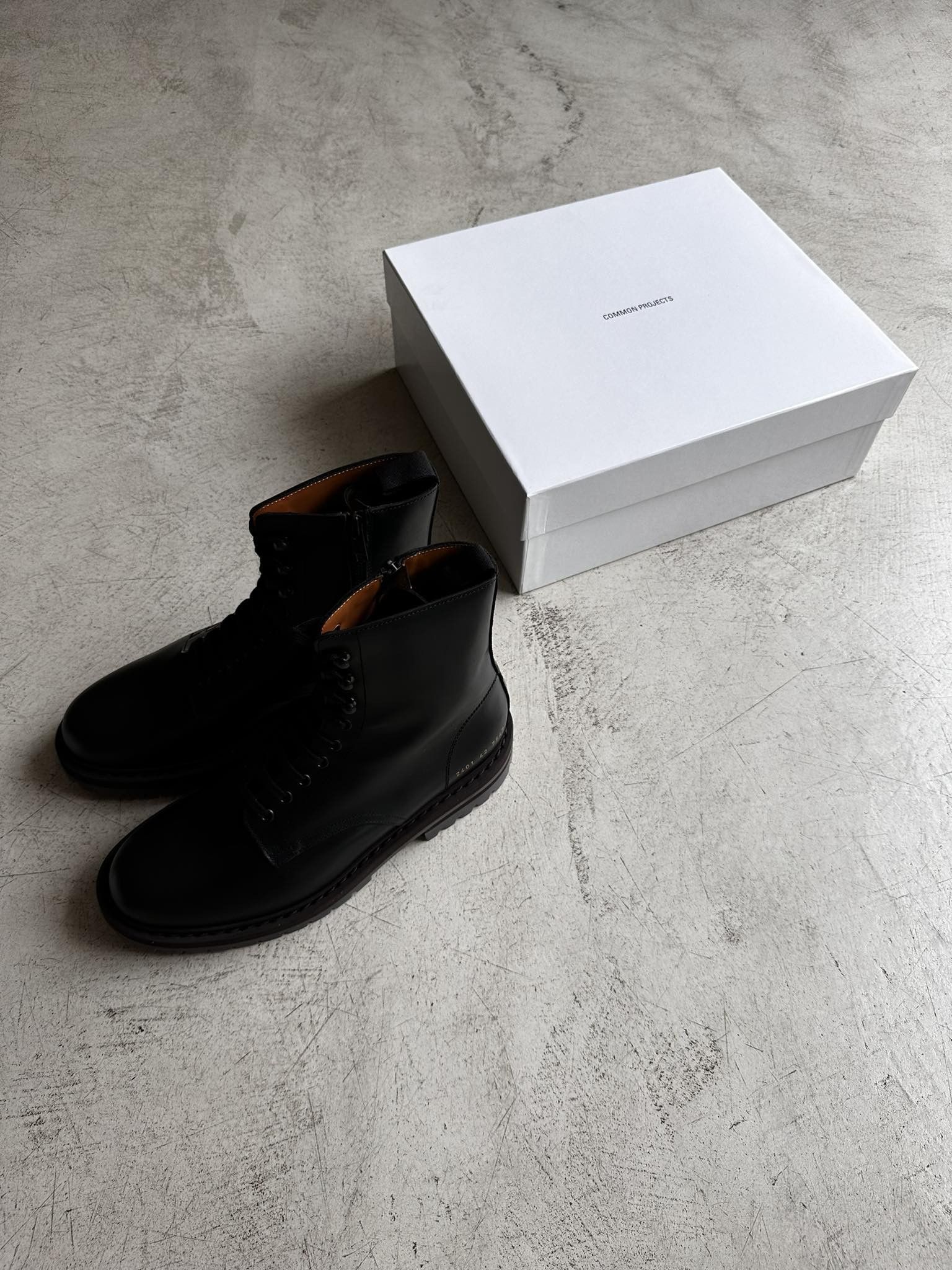 Common Projects Common Projects Combat Boot Black 2401 7547 US 12 EU 45 Size US 12 / EU 45 - 1 Thumbnail