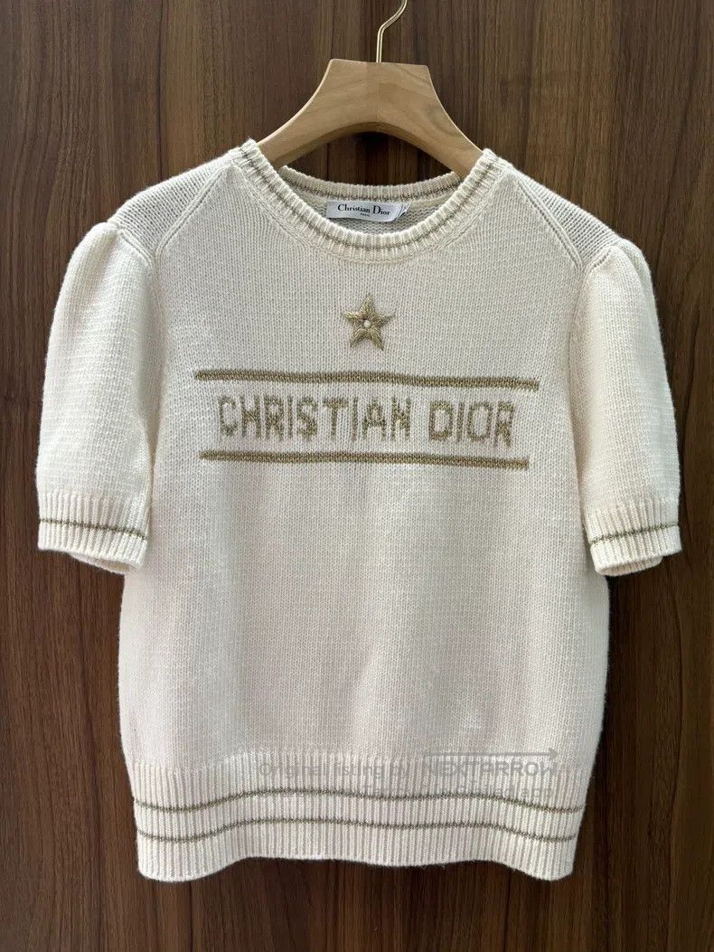 Dior Dior 25 Early Spring Limited Platinum Lucky Star Knitted S Size M / US 6-8 / IT 42-44 - 1 Thumbnail