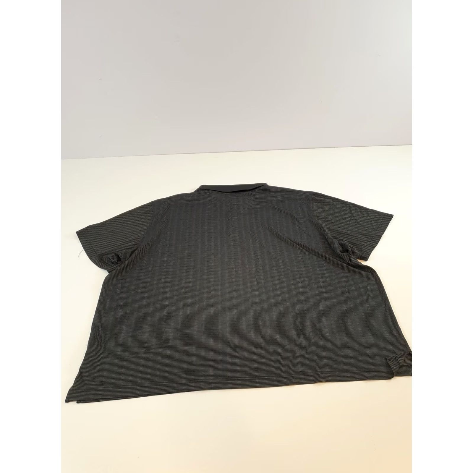 Reebok Reebok Polo Shirt Mens 4XL Black Gray Stripe Performance Golf Athletic Big Tall Shirt Size US XXL / EU 58 / 5 - 6 Thumbnail