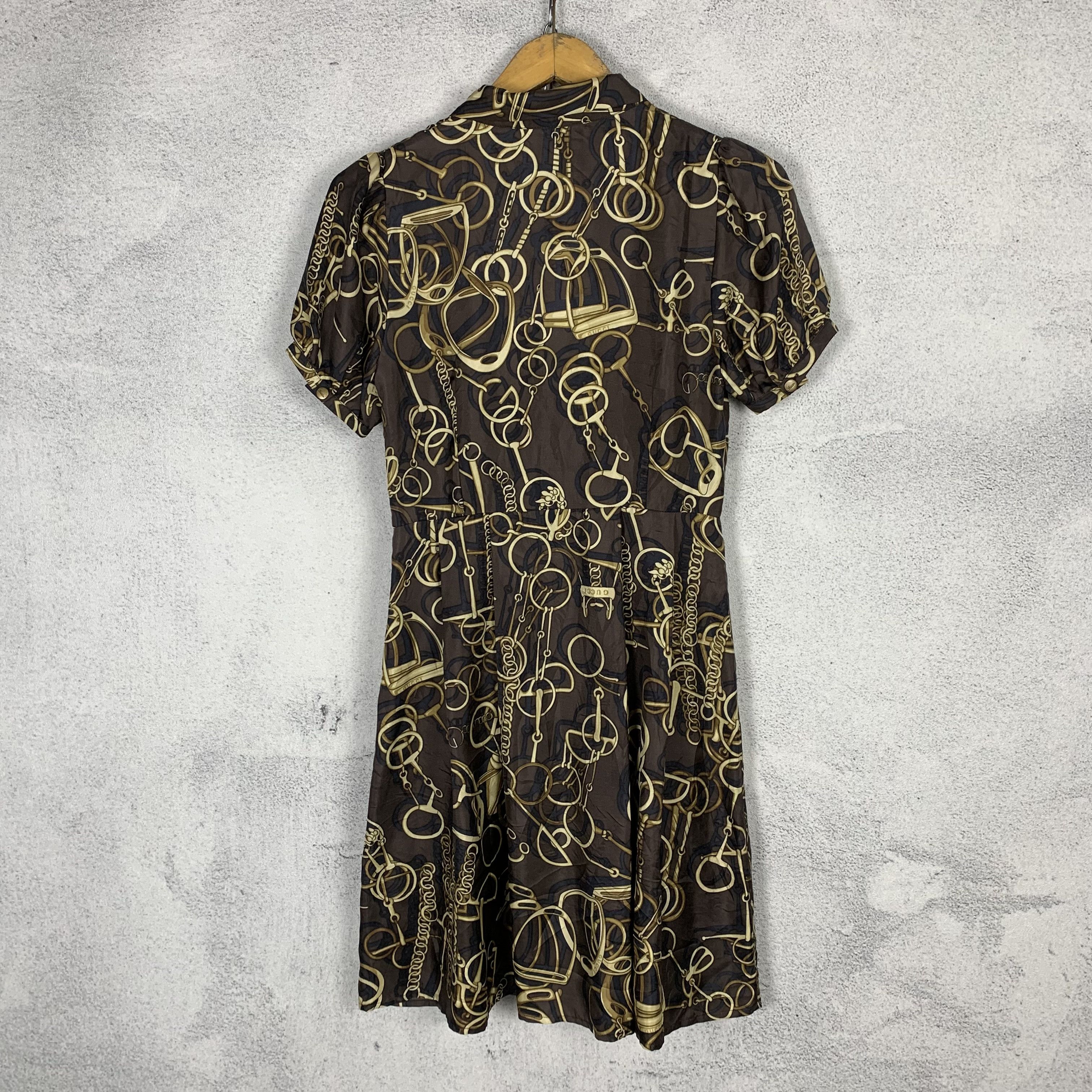 Gucci Gucci Chain Silk Dress Size S / US 4 / IT 40 - 2 Thumbnail