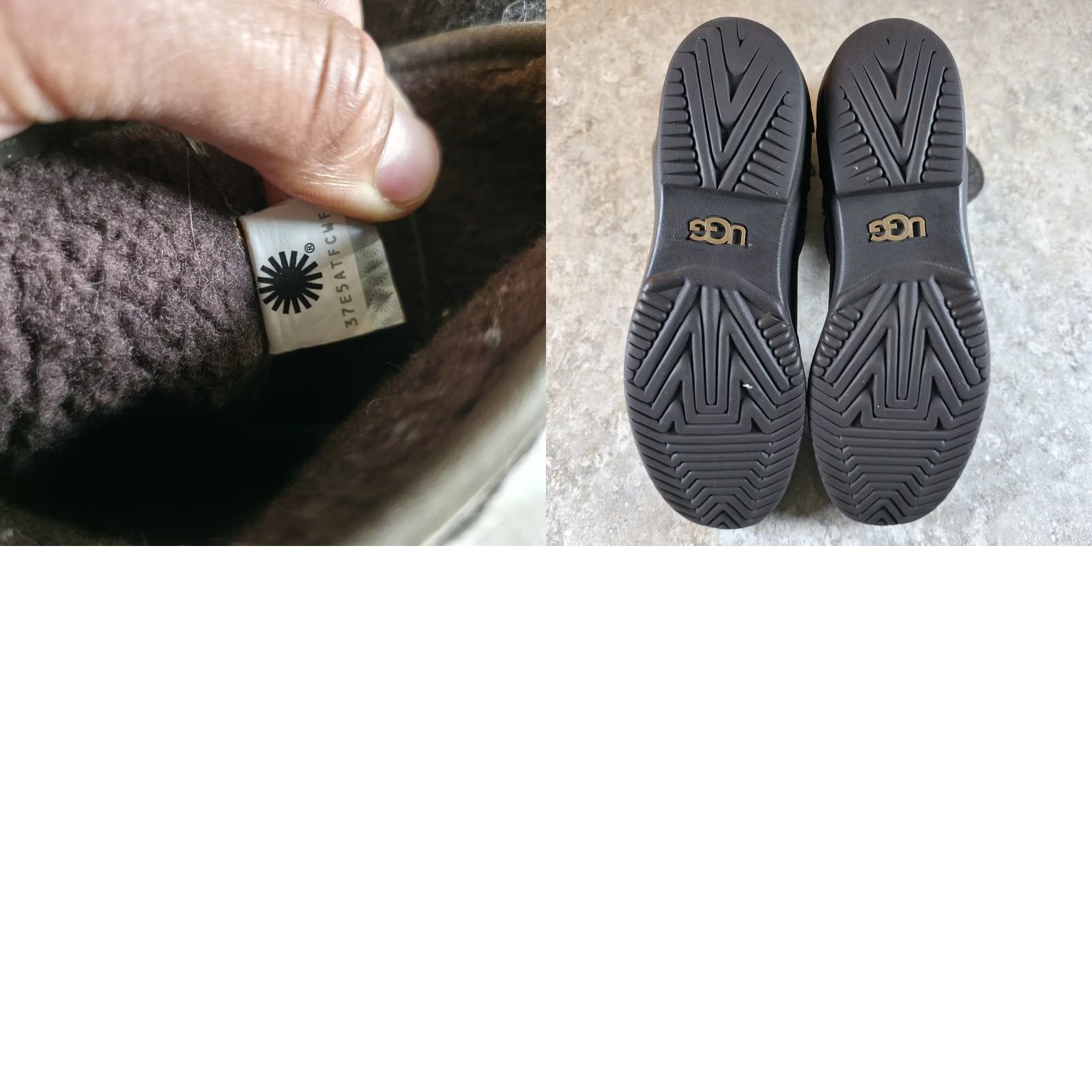 Ugg UGG Womens Boot Brown Leather Wool Waterproof Zip 9 Robbie 1017377 Size US 9 / IT 39 - 8 Thumbnail