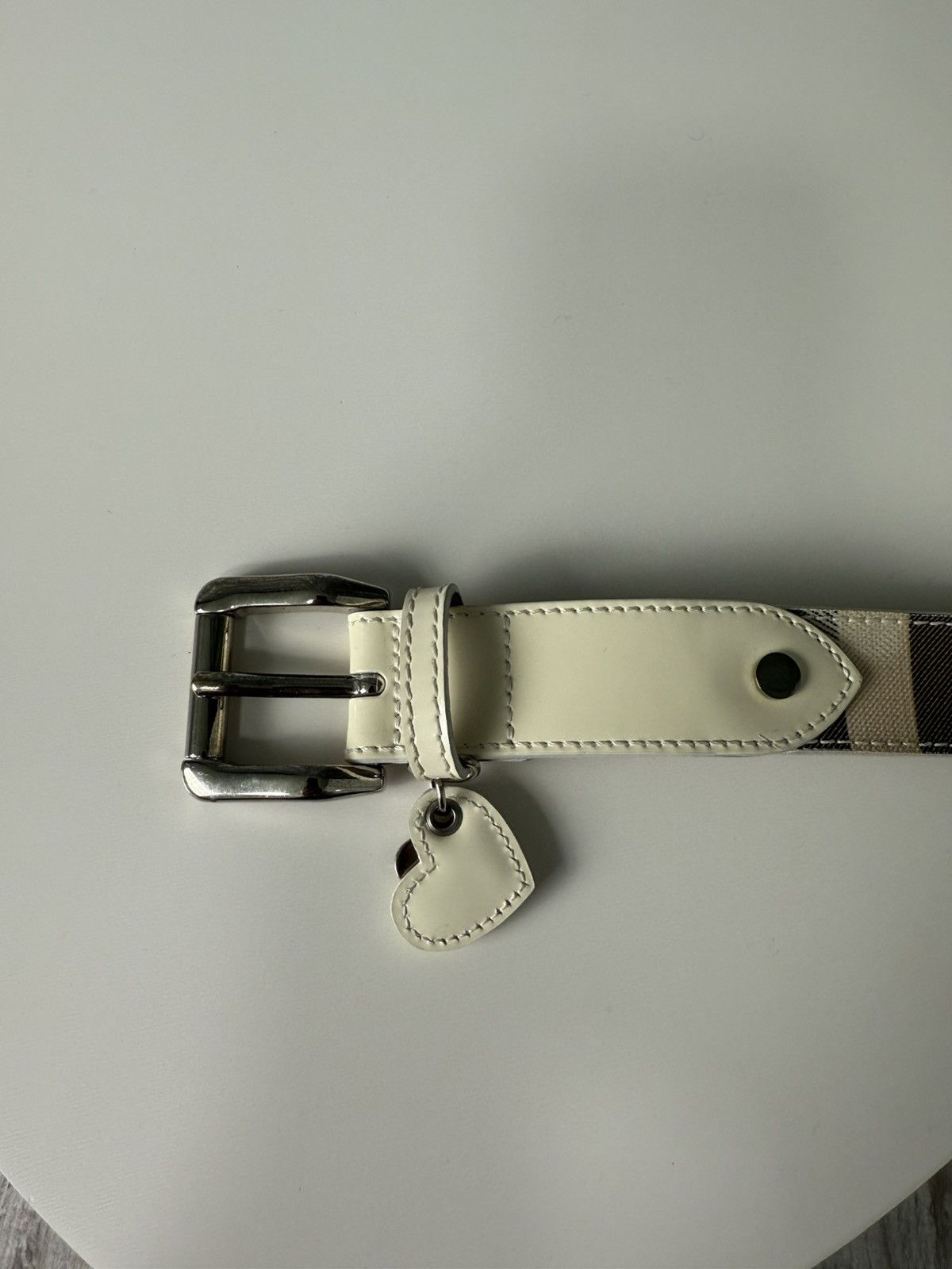 Burberry Burberry Heart Detail Nova Check Belt Size ONE SIZE - 14 Thumbnail
