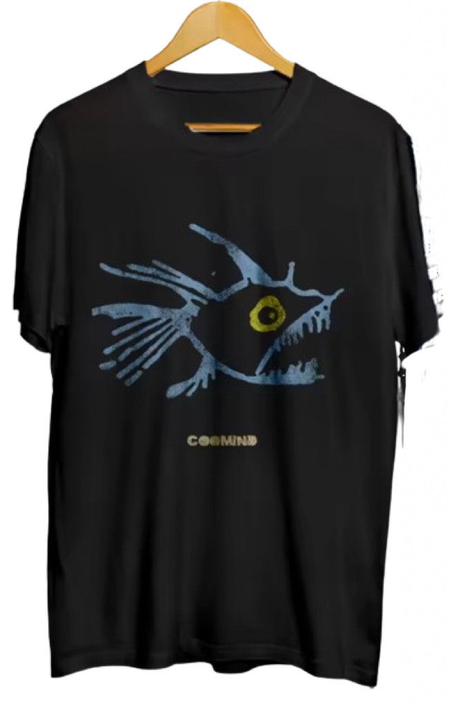 Japanese Brand Streetwear Goth Monster Fish Black T-Shirt Punk Graphic Tees Size US XL / EU 56 / 4 - 2 Thumbnail