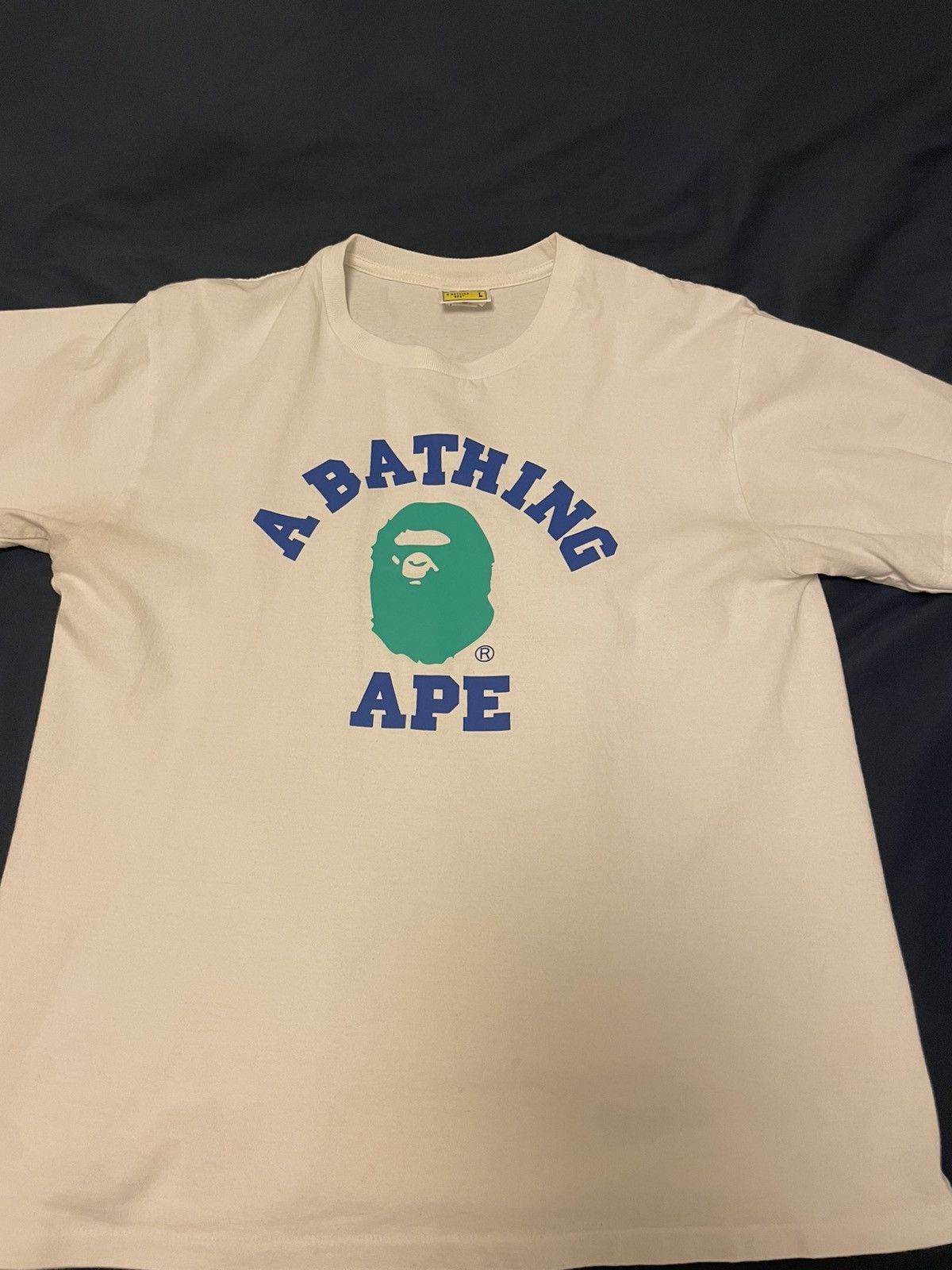 Bape College Tee Size US L / EU 52-54 / 3 - 1 Thumbnail