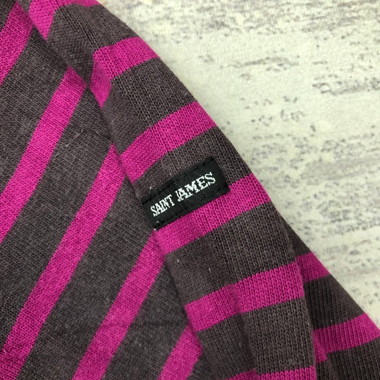 Saint James T86 SAINT JAMES STRIPED DISTRESSED LONG SLEEVE TEE Size US M / EU 48-50 / 2 - 7 Thumbnail