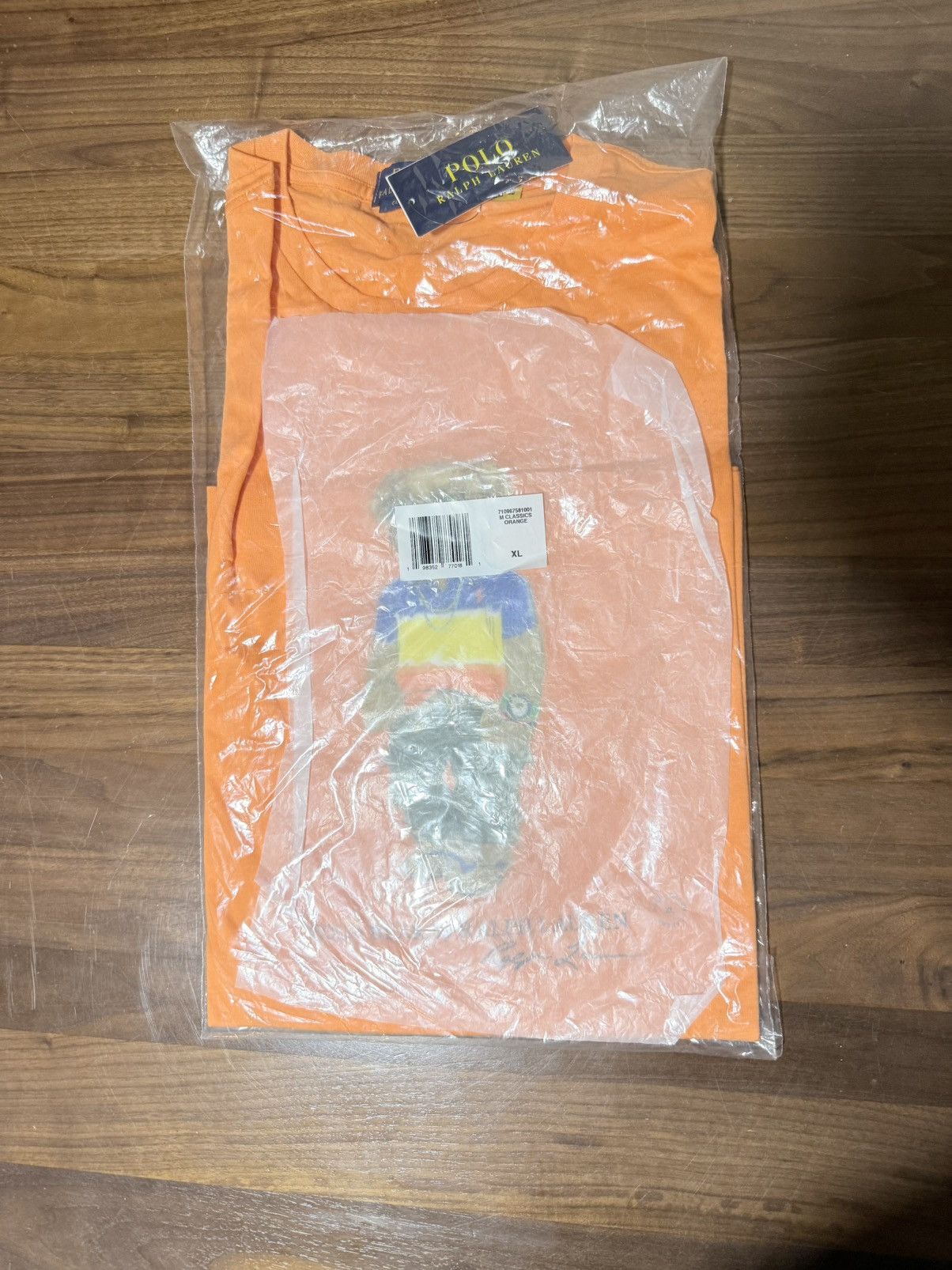 Polo Ralph Lauren Polo Ralph Lauren Beach Bear Graphic Print T-Shirt Orange XL Size US XL / EU 56 / 4 - 6 Thumbnail