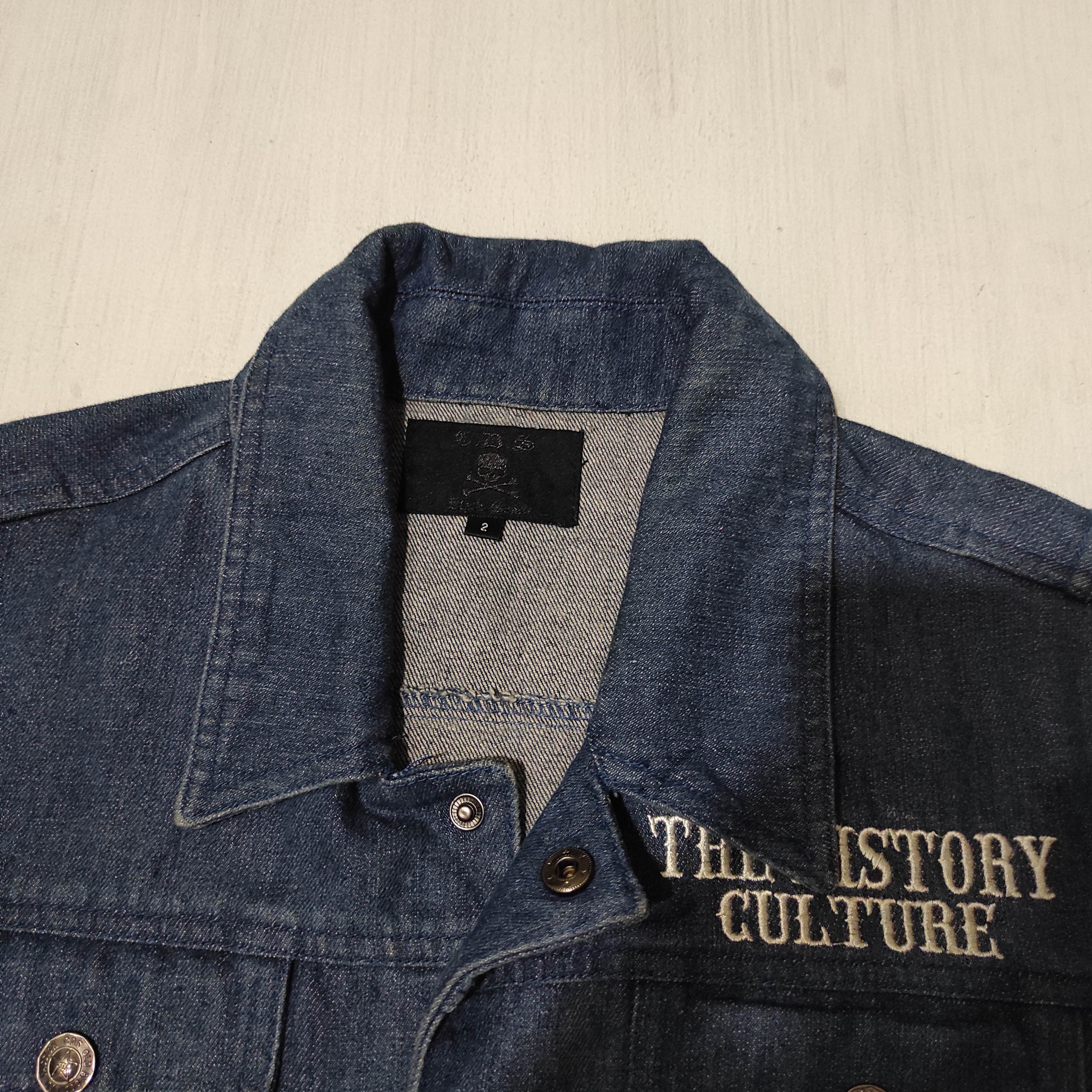 Japanese Brand C.D.S BLACK SENSE Punk Skull Coverall Overall Denim Jeans Size US M / EU 48-50 / 2 - 8 Thumbnail