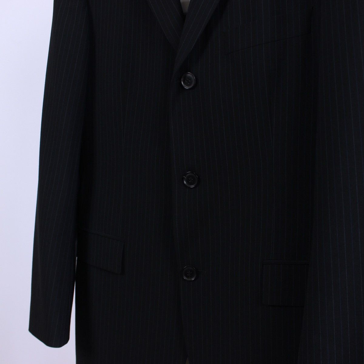 Hugo Boss Hugo Boss Pinstriped Blazer Jacket Size 44R - 4 Thumbnail