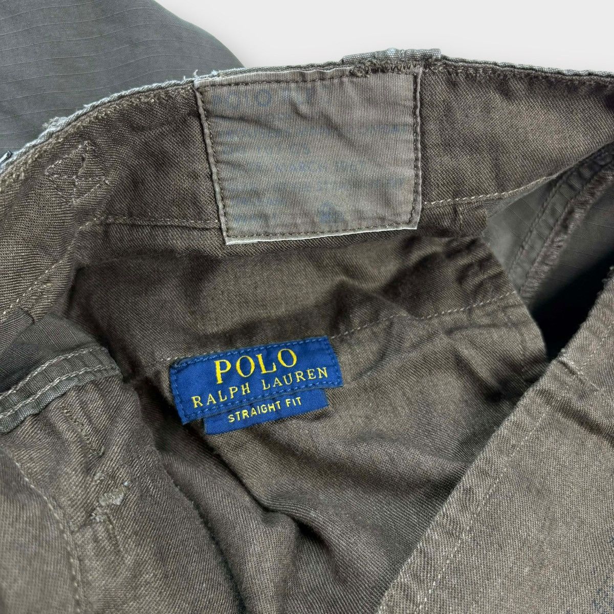 Polo Ralph Lauren Polo Ralph Lauren Slub Canvas Cargo Outdoor Pants in Olive Size US 34 / EU 50 - 10 Thumbnail