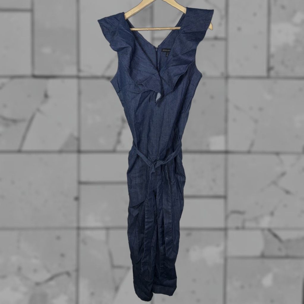 Banana Republic VINTAGE Banana Republic Women's Denim Jumper Size 6 Tall Blue Casual Dress Size M / US 6-8 / IT 42-44 - 1 Thumbnail