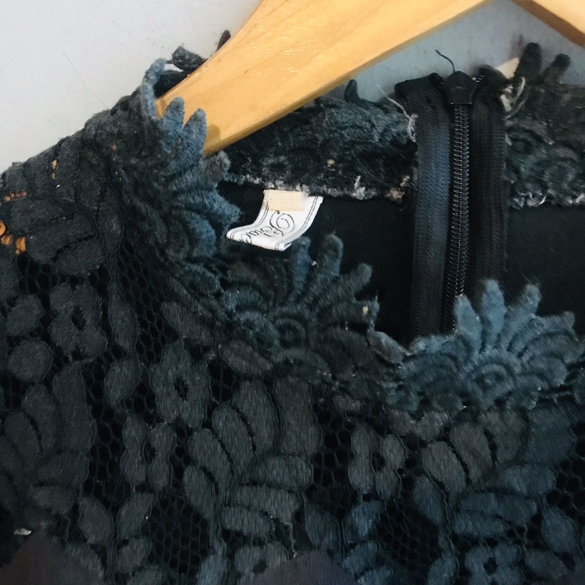 Seditionaries Floral Lace Upper Black Suede Top Size M / US 6-8 / IT 42-44 - 5 Thumbnail