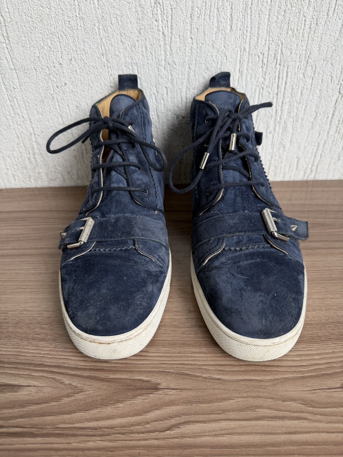 Christian Louboutin Suede nono strap flats sneaker Size US 9 / EU 42 - 7 Thumbnail