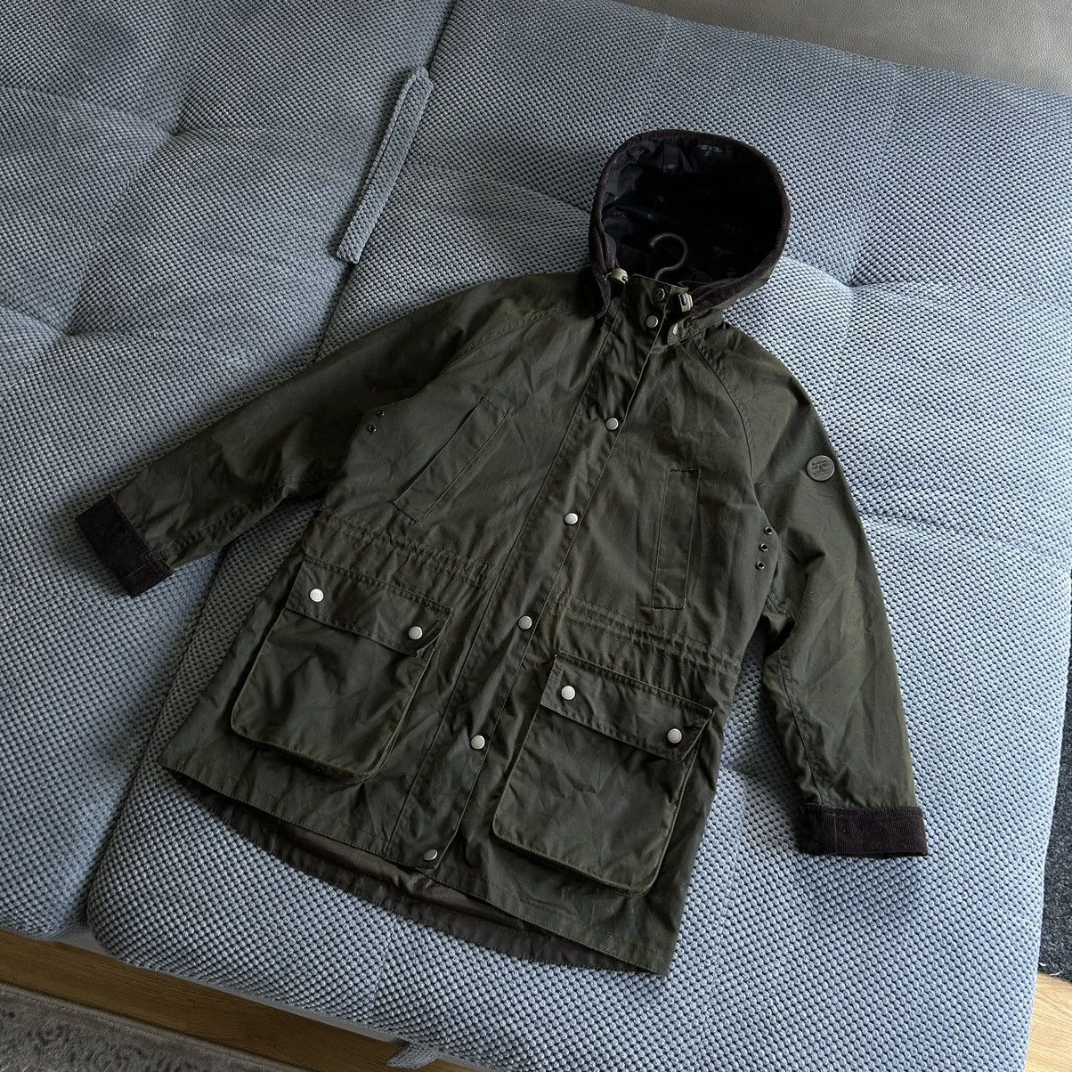 Barbour Barbour Brae Parka Green Wax Cotton Women's Jacket Coat Size M / US 6-8 / IT 42-44 - 2 Thumbnail